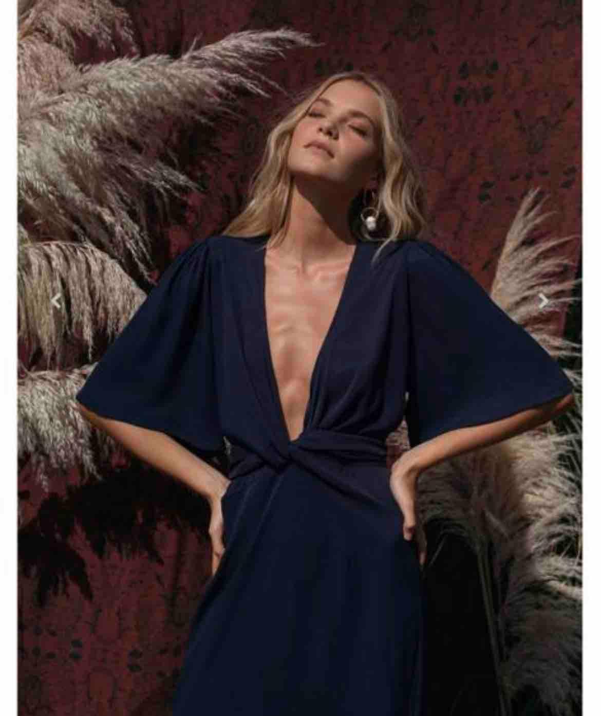 Vestido de Valentina Garí azul oscuro — foto 4 de 4