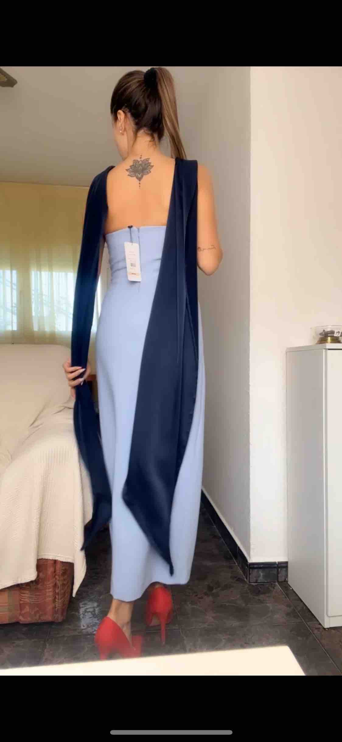 Vestido Mady Azul Violeta Vergara — foto 3 de 6