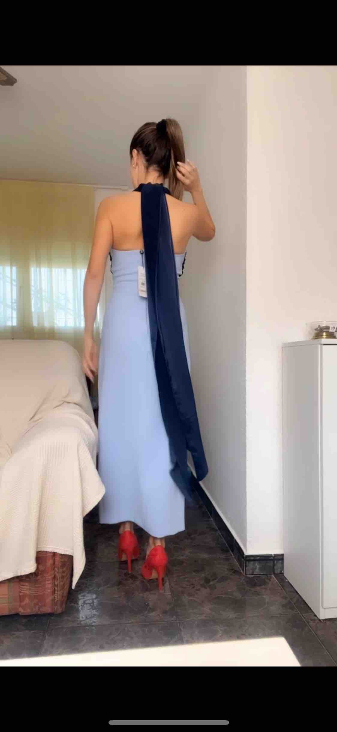 Vestido Mady Azul Violeta Vergara — foto 5 de 6