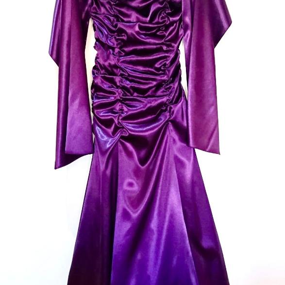 Vestido largo morado El Corte Inglés — foto 4 de 6