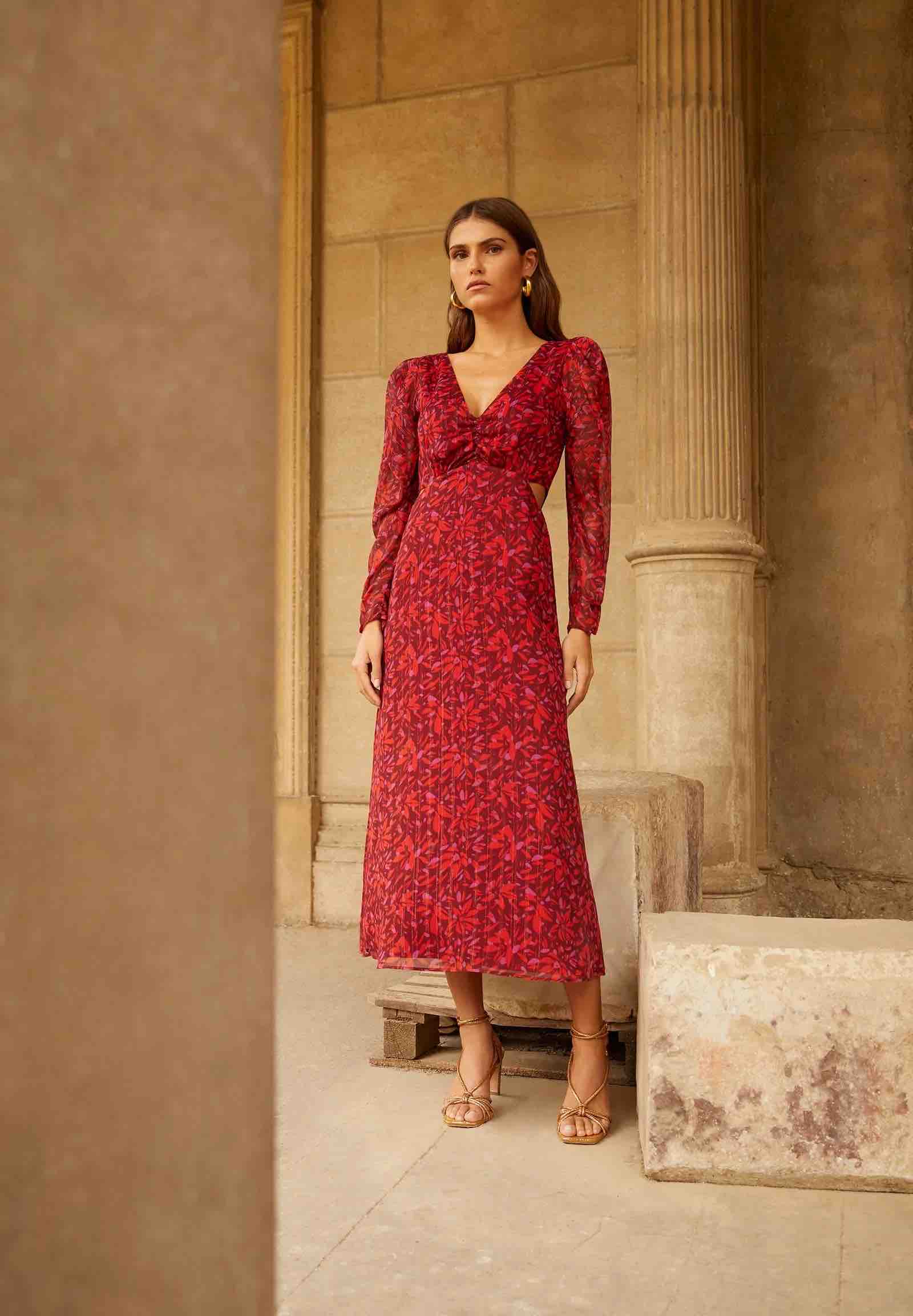 Vestido midi para cocktail de Scalpers. — foto 2 de 2