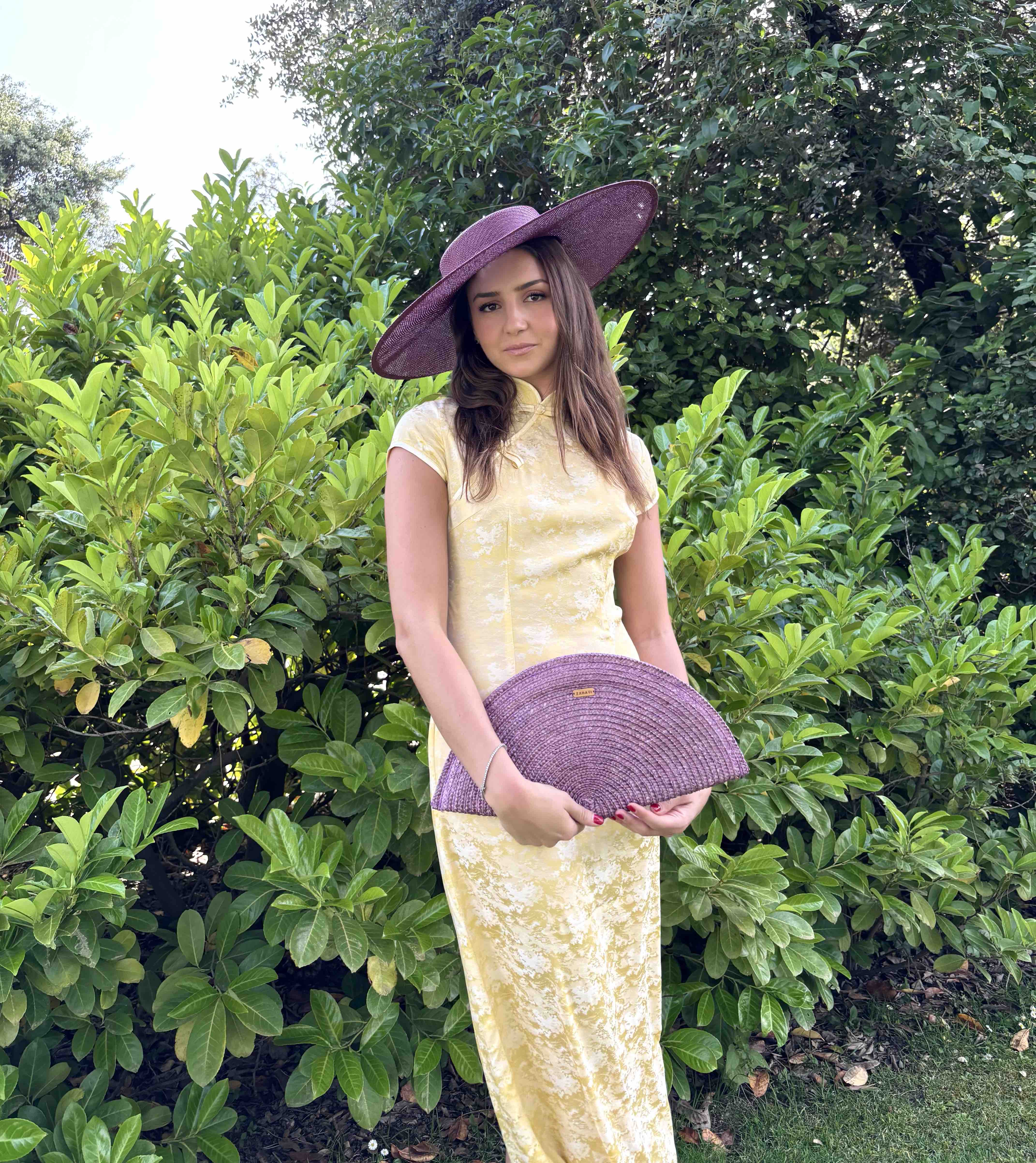 Vestido qipao golden grace amarillo CANALA COLLECTION — foto 4 de 6