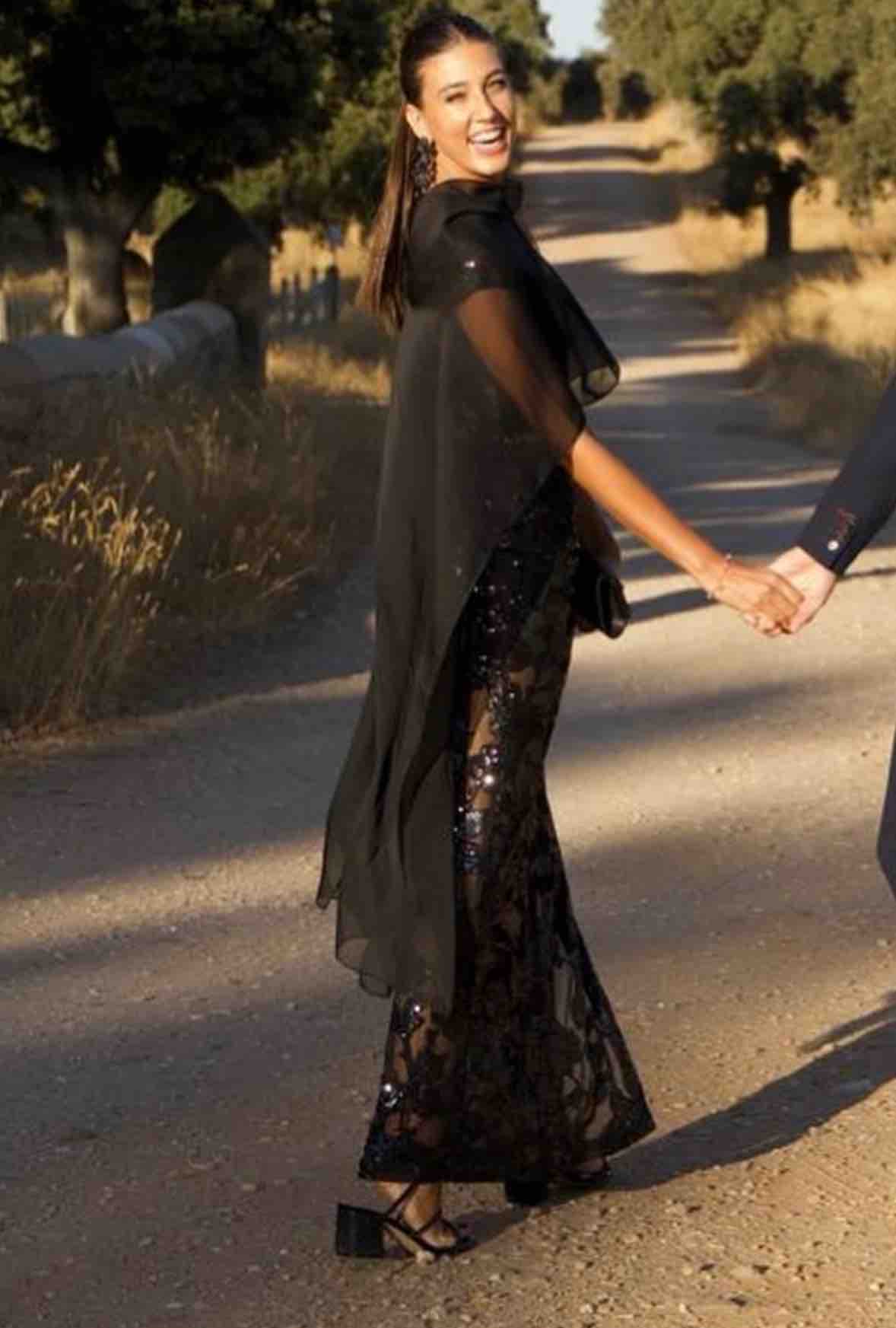 Vestido negro transparencias LiuJo Liu Jo — foto 4 de 5