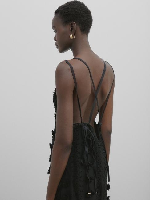 Vestido Largo Massimo Dutti Studio — foto 3 de 4