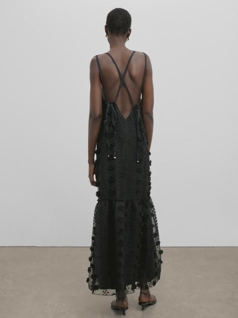 Vestido Largo Massimo Dutti Studio — foto 4 de 4