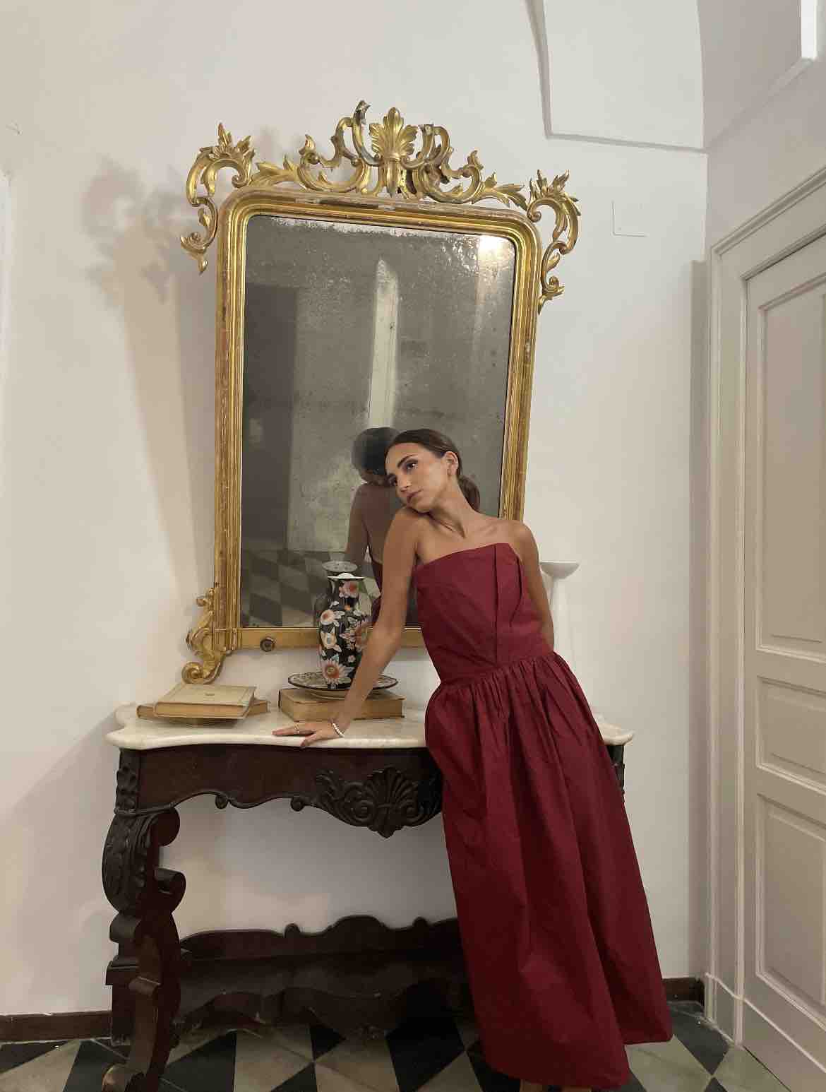 Vestido de tafetan Rental Mode — foto 1 de 3