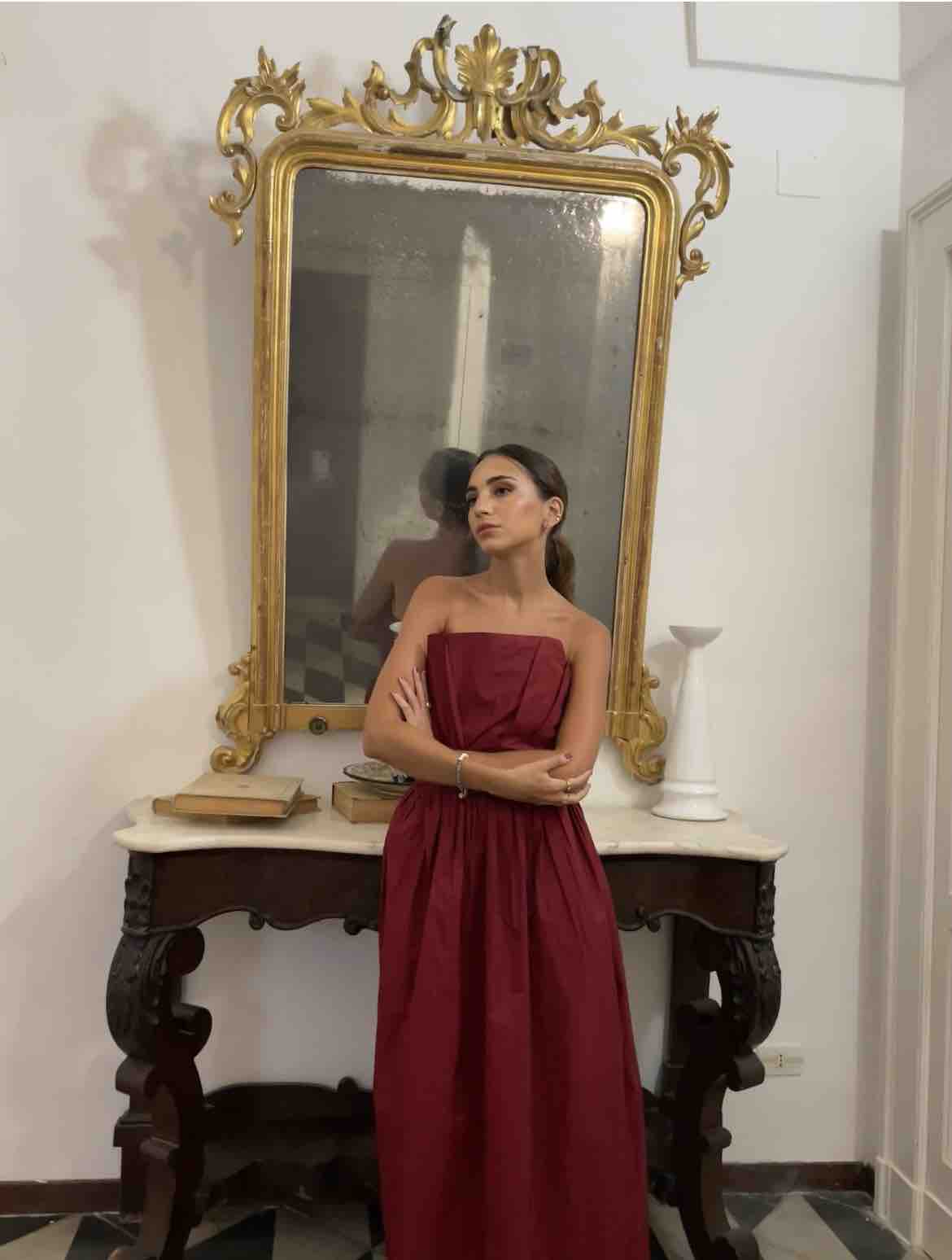 Vestido de tafetan Rental Mode — foto 2 de 3