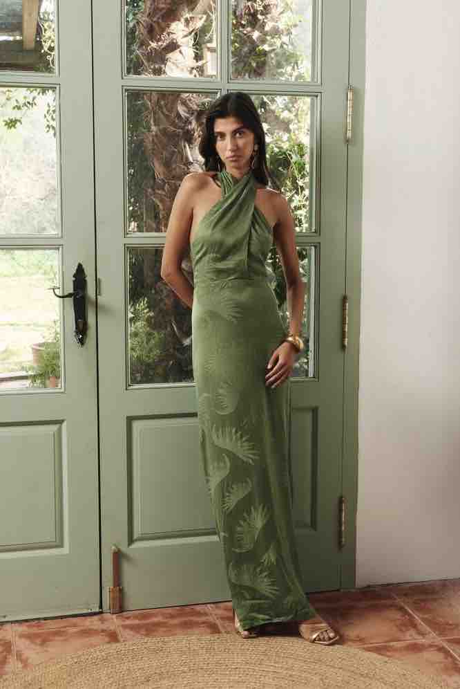 Vestido verde baymo — foto 1 de 3