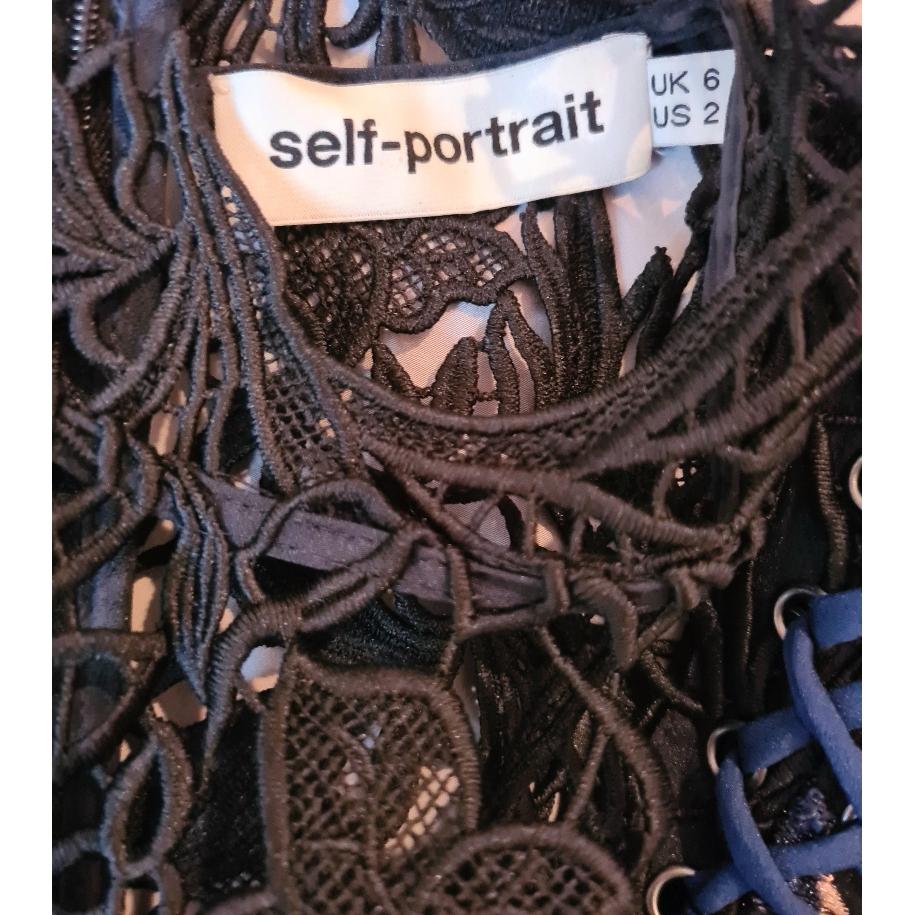 Vestido Sel Portrait Self Portrait — foto 3 de 3