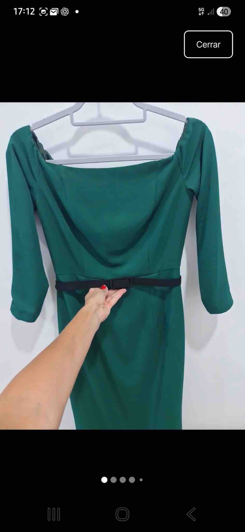 Vestido verde Victoria Collection by Vicky Martín Victoria Coleccion — foto 5 de 6