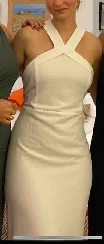 Vestido blanco halter con apertura por detrás Lady Pipa — foto 2 de 2