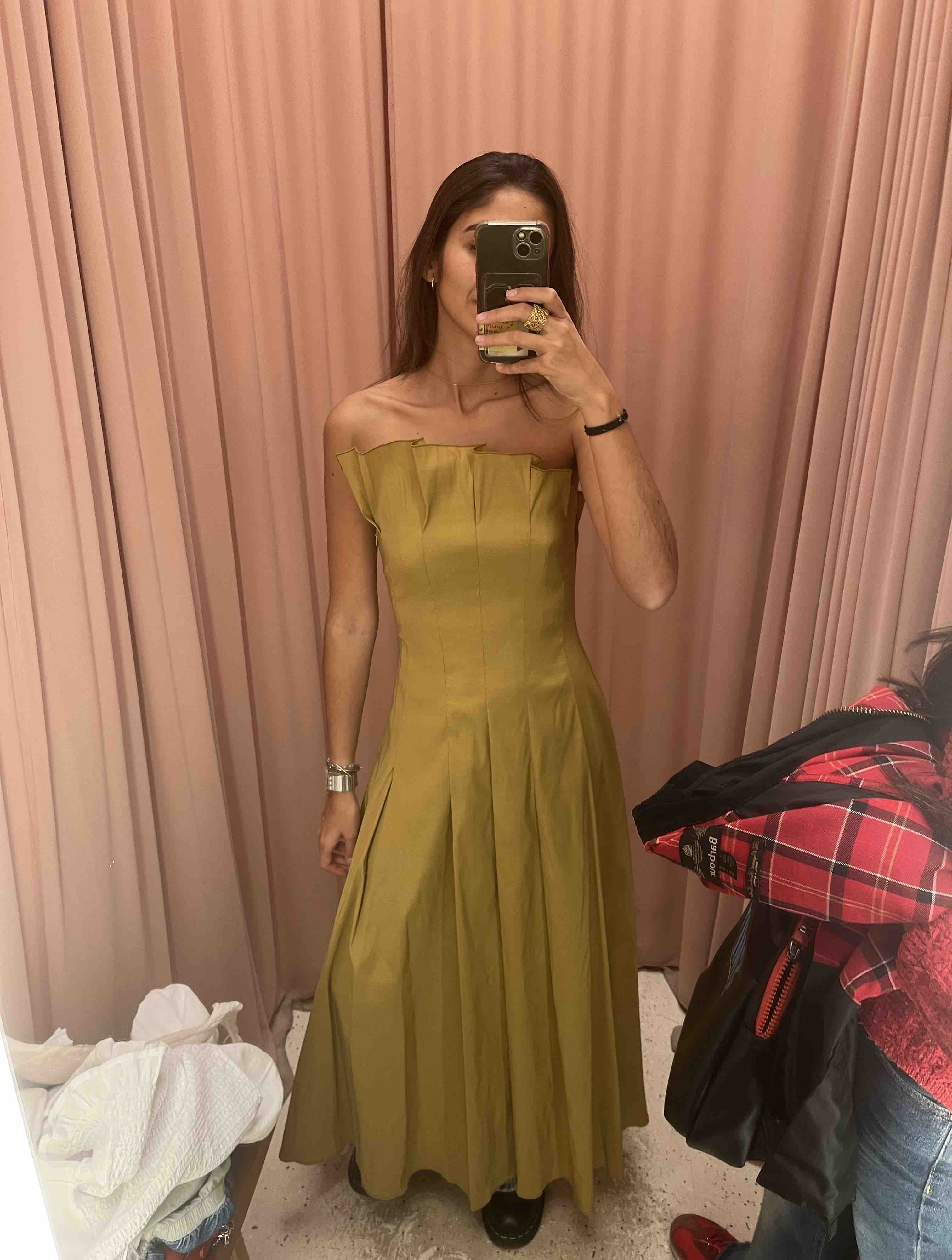 Vestido bimani Cornelia oliva — foto 3 de 3