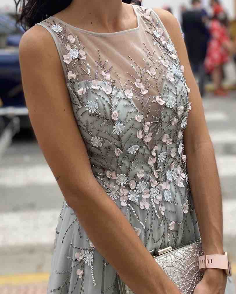 Vestido invitada marfil barcelona — foto 2 de 4