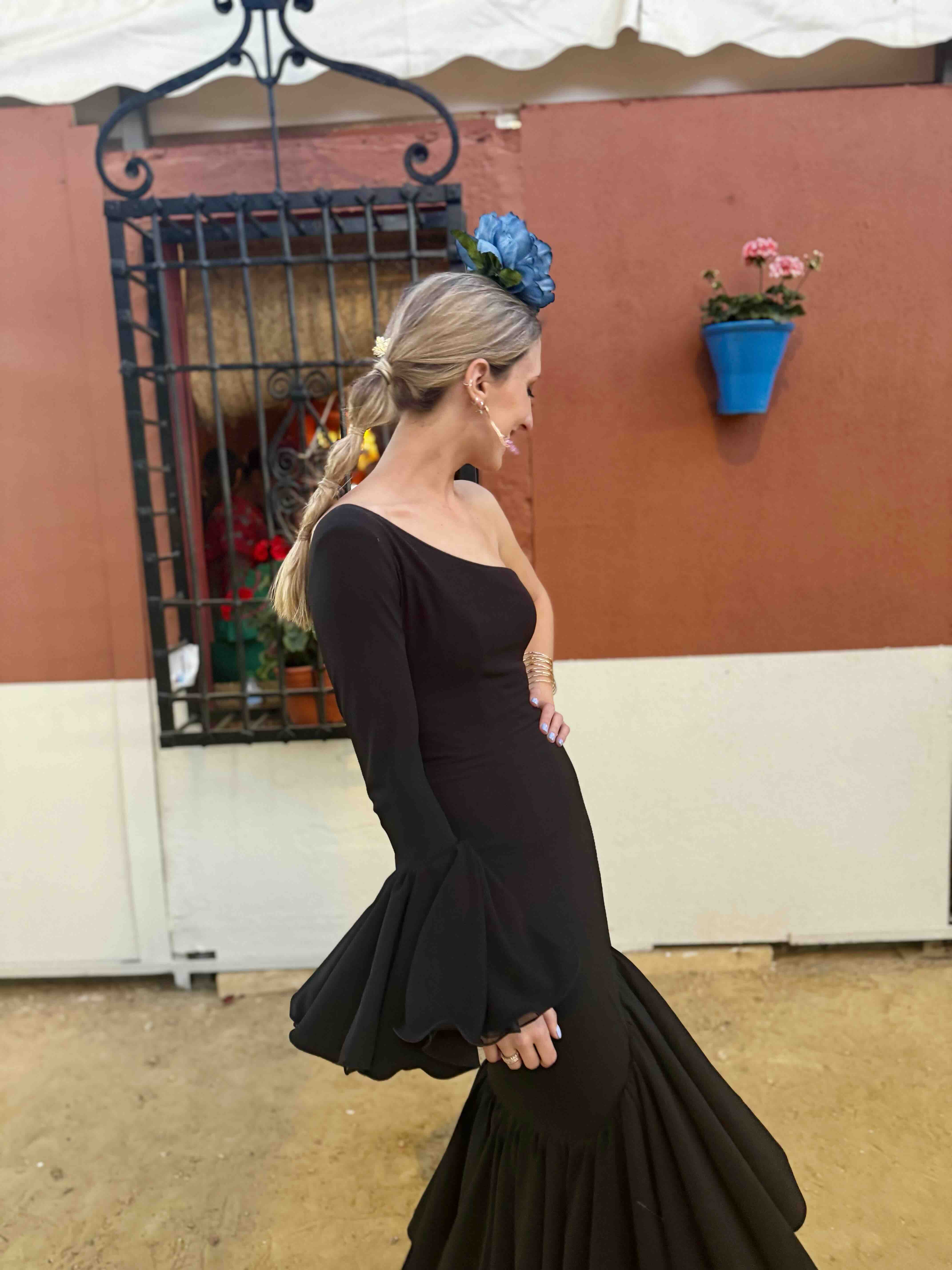 Traje de gitana asimétrico Pedroche gitana y flamenco — foto 1 de 4