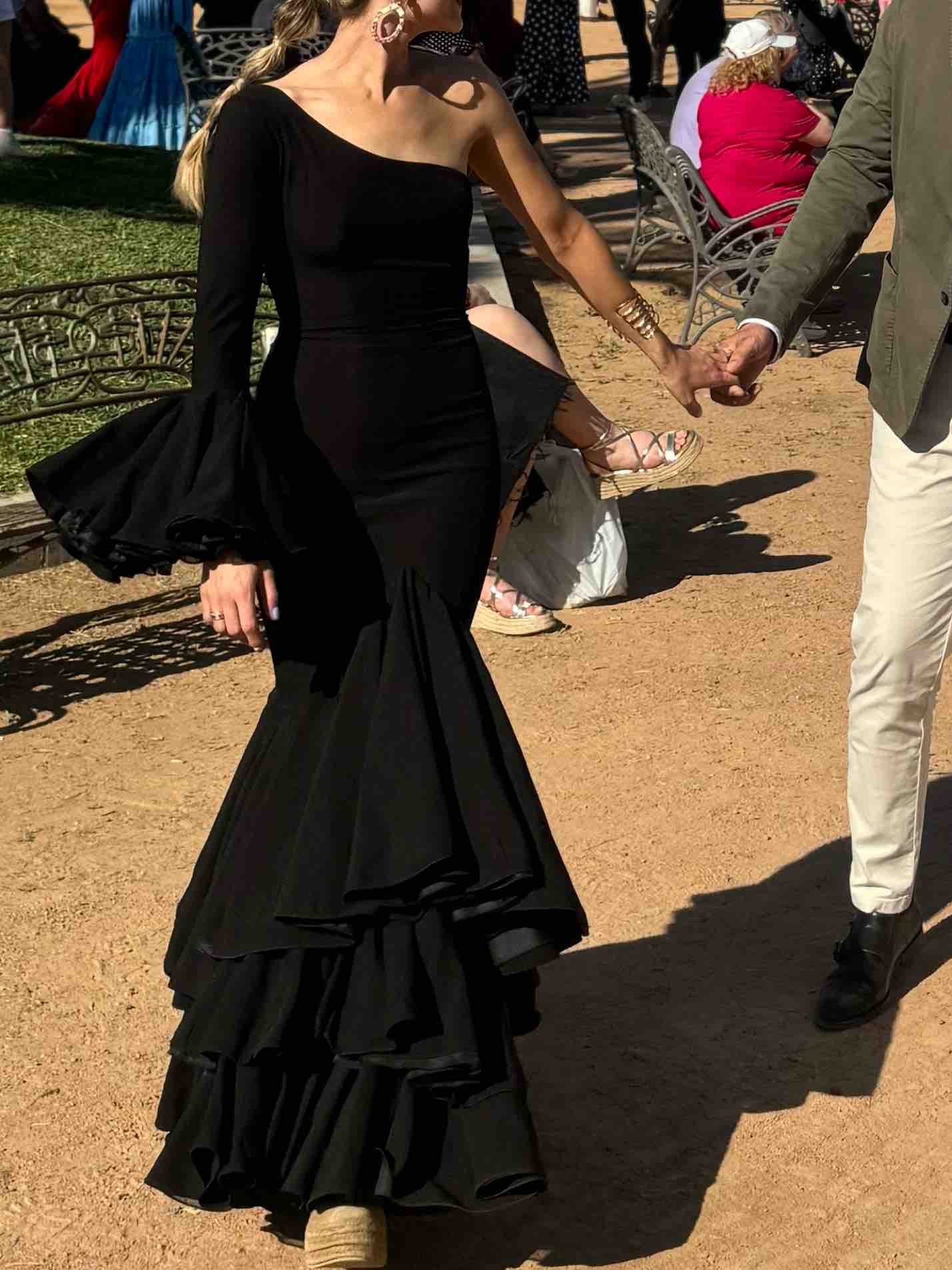 Traje de gitana asimétrico Pedroche gitana y flamenco — foto 2 de 4
