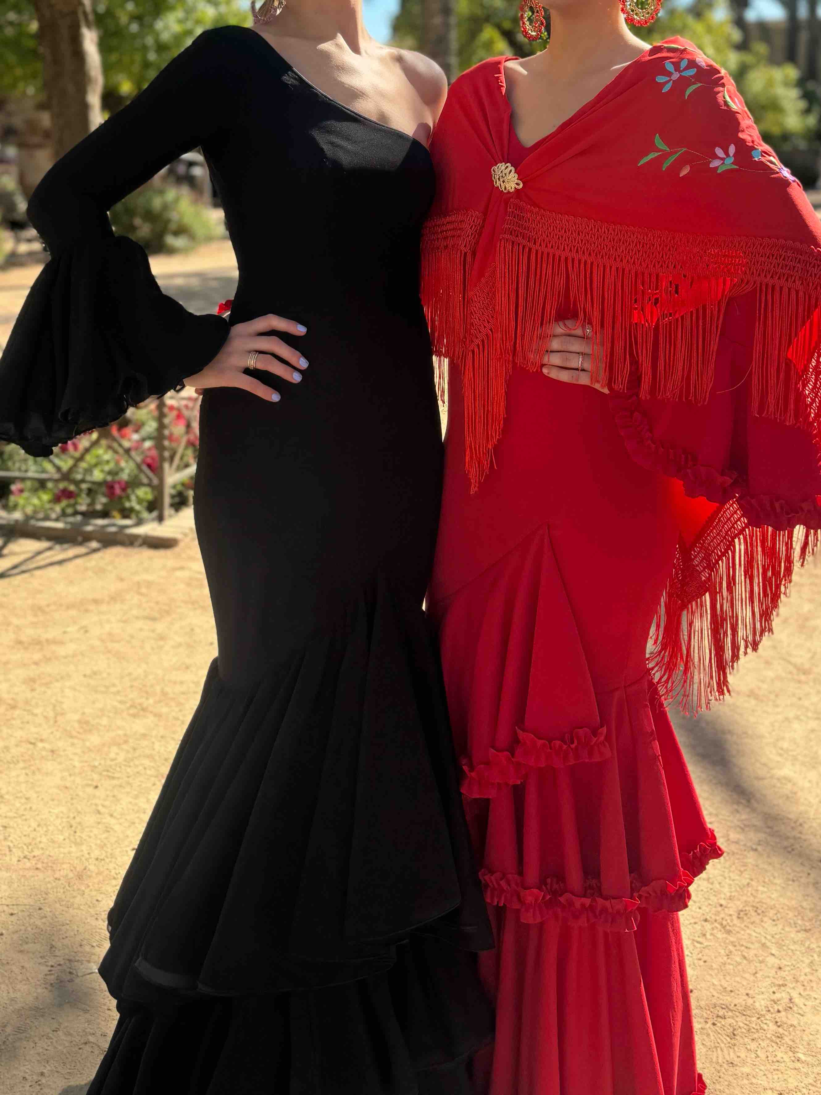 Traje de gitana asimétrico Pedroche gitana y flamenco — foto 3 de 4