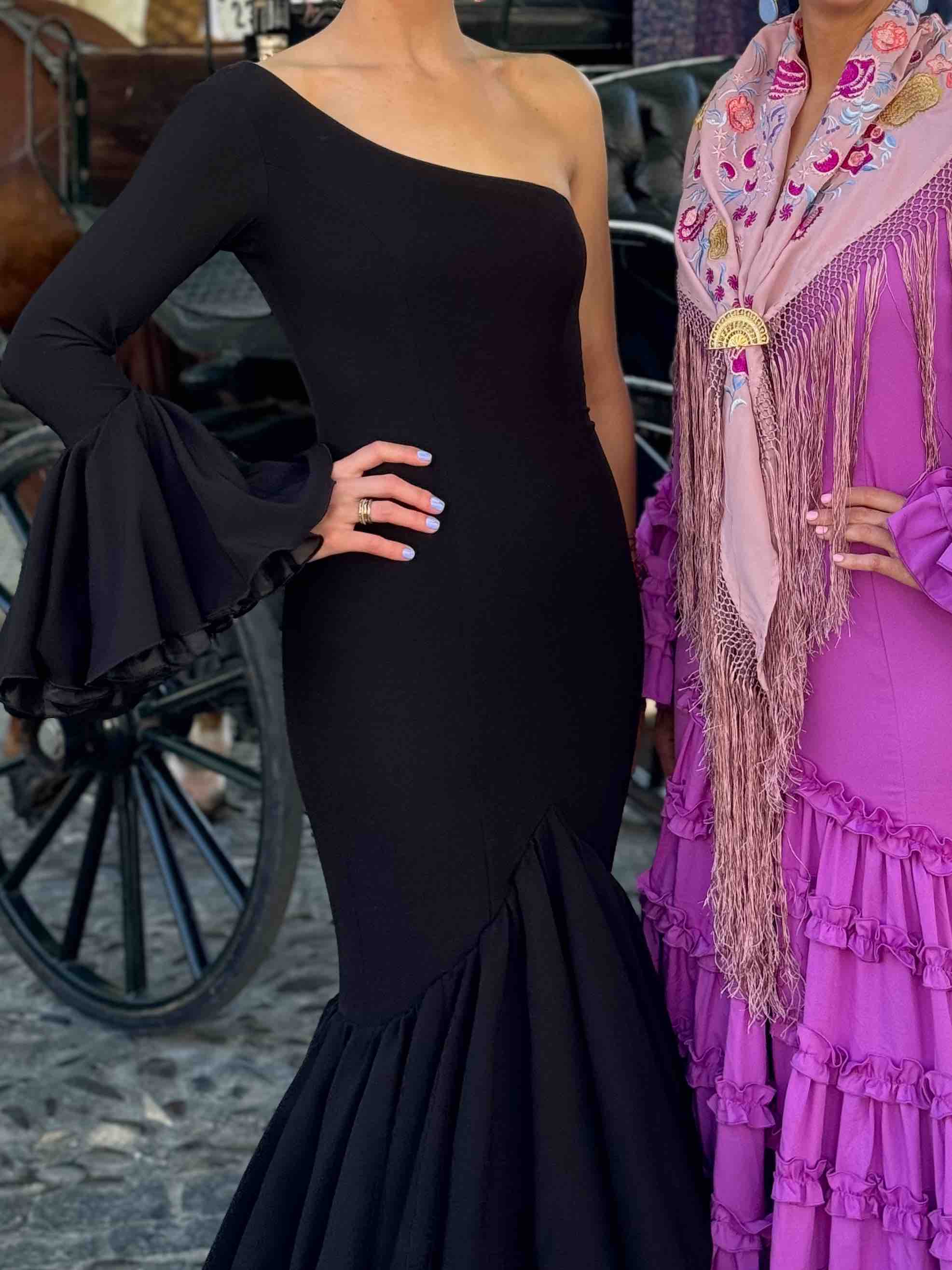 Traje de gitana asimétrico Pedroche gitana y flamenco — foto 4 de 4