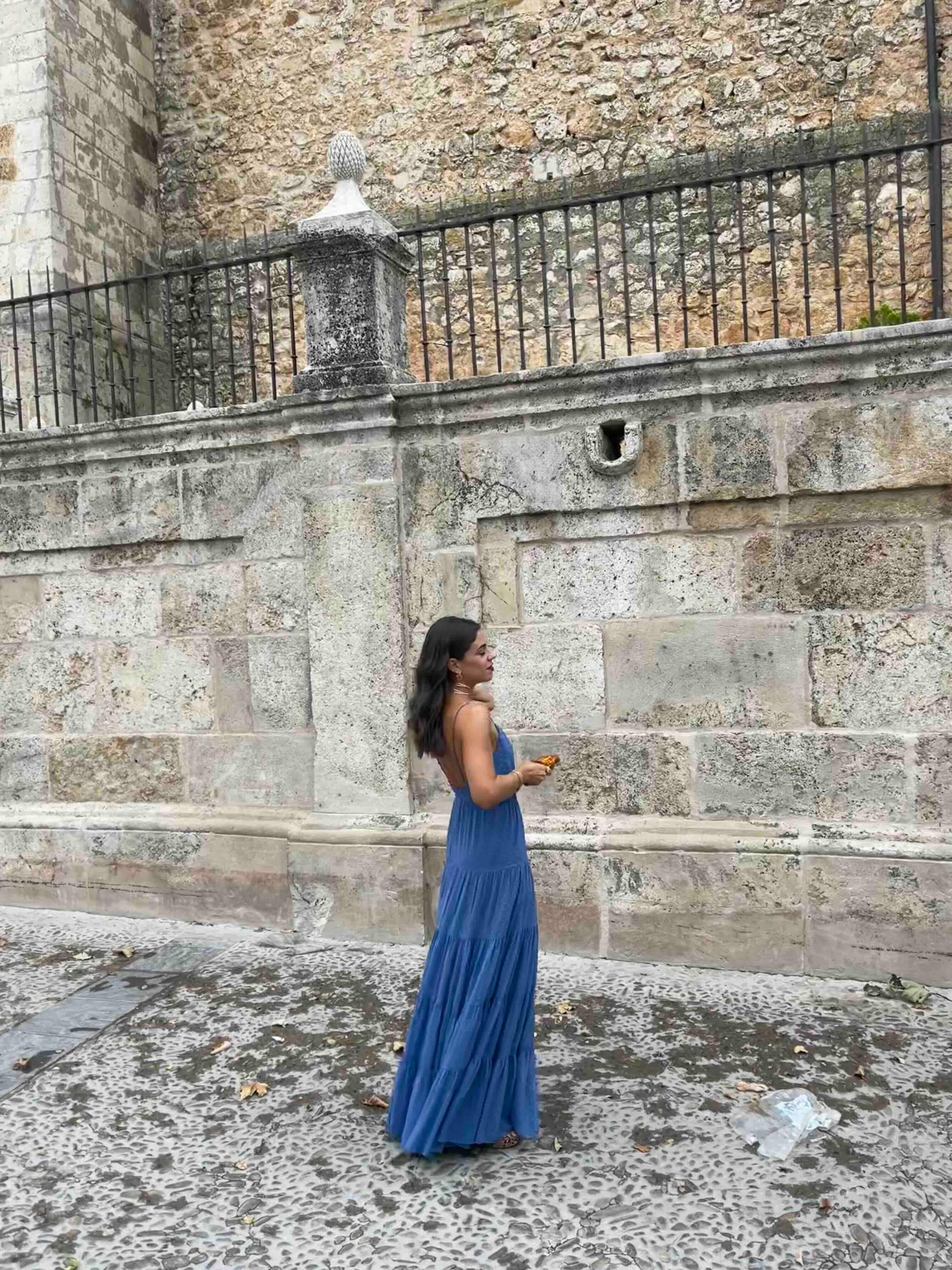 Vestido plumeti largo — foto 3 de 3