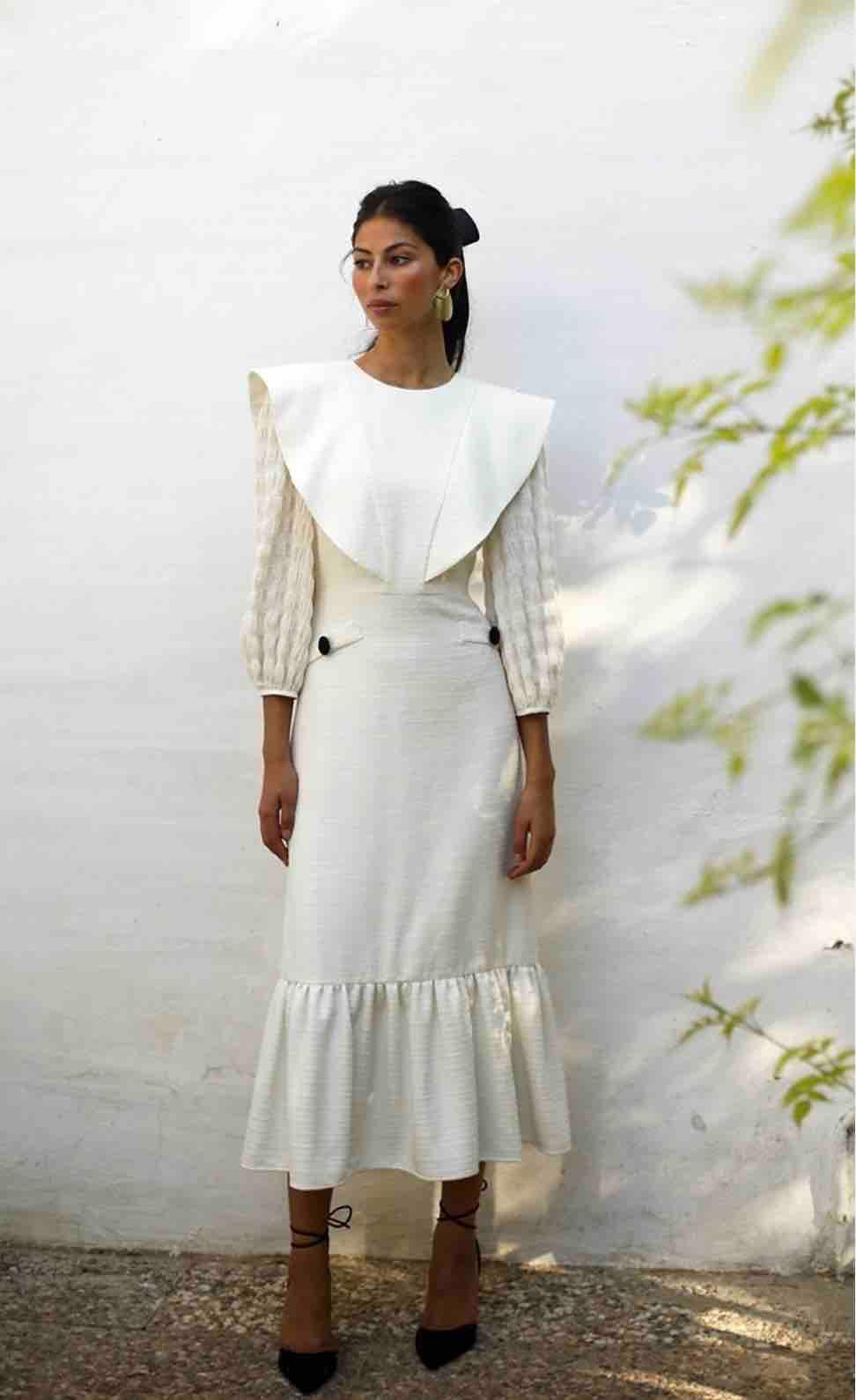 Vestido blanco tweed Panambi — foto 1 de 2