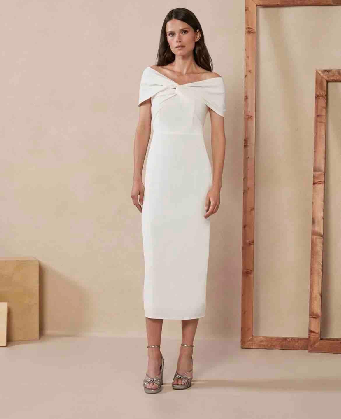 Vestido blanco roto Bimani — foto 1 de 2