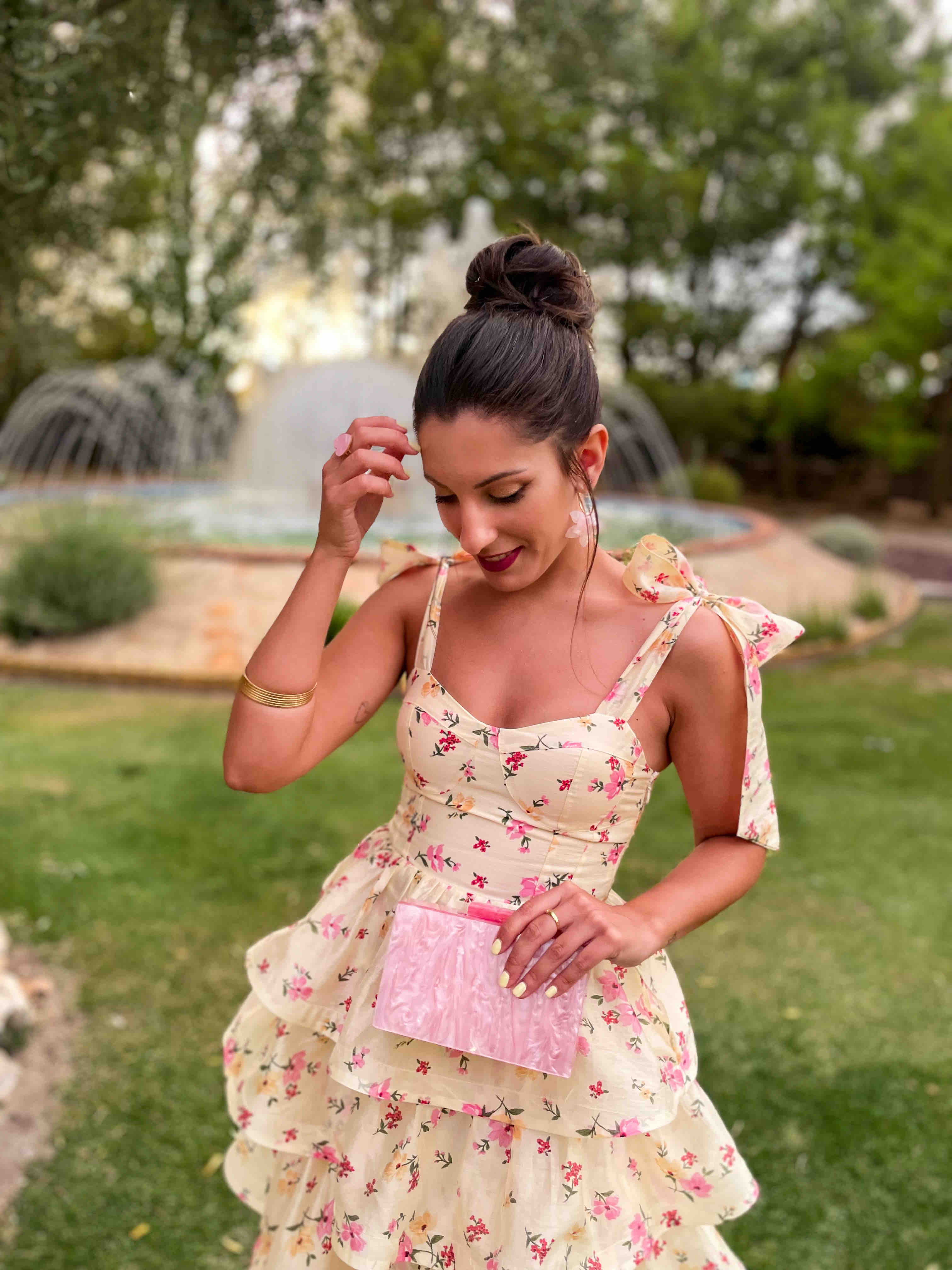 Vestido midi volantes & Other Stories — foto 3 de 5