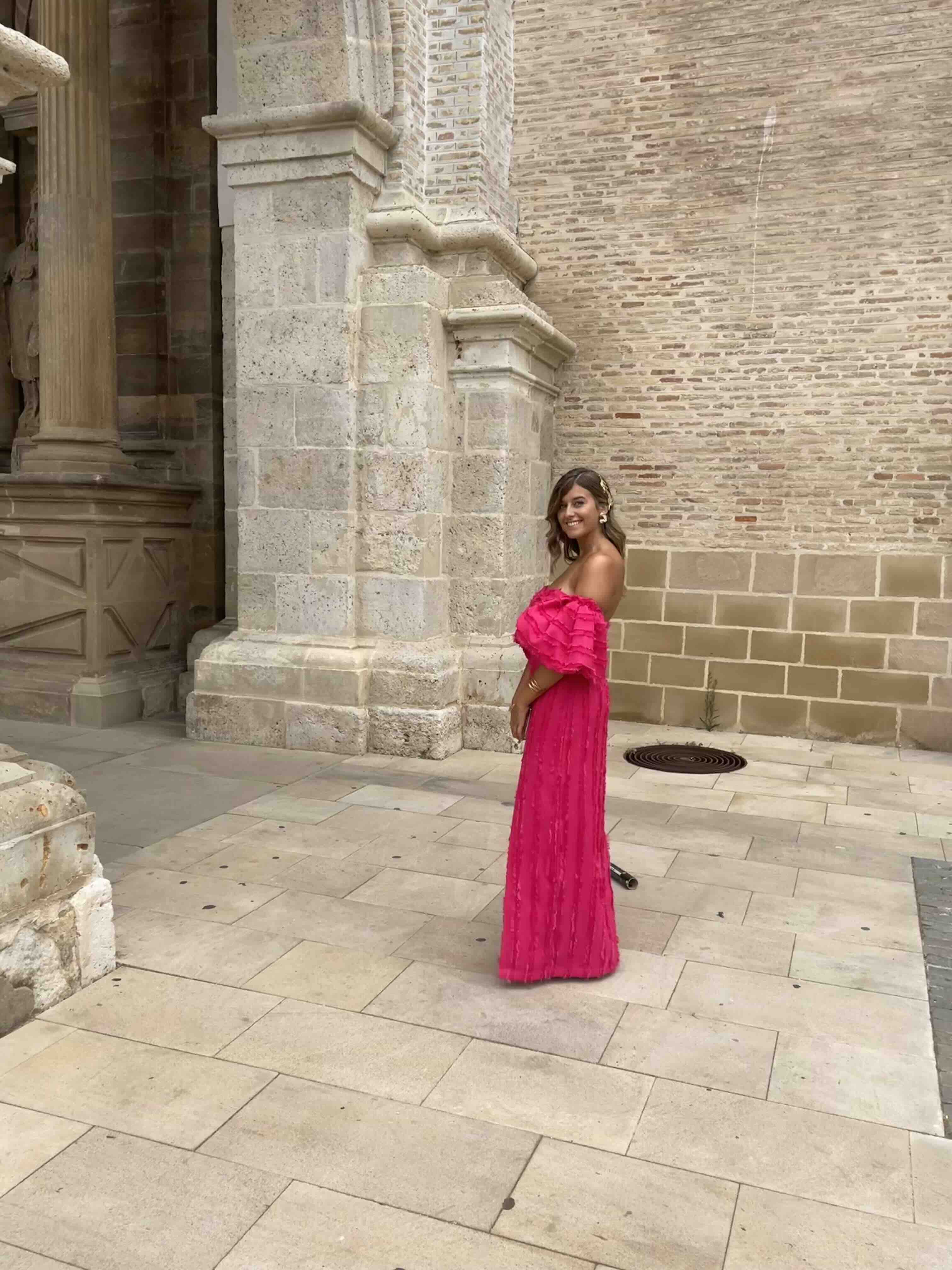 Vestido fucsia Redondo Brand — foto 2 de 5