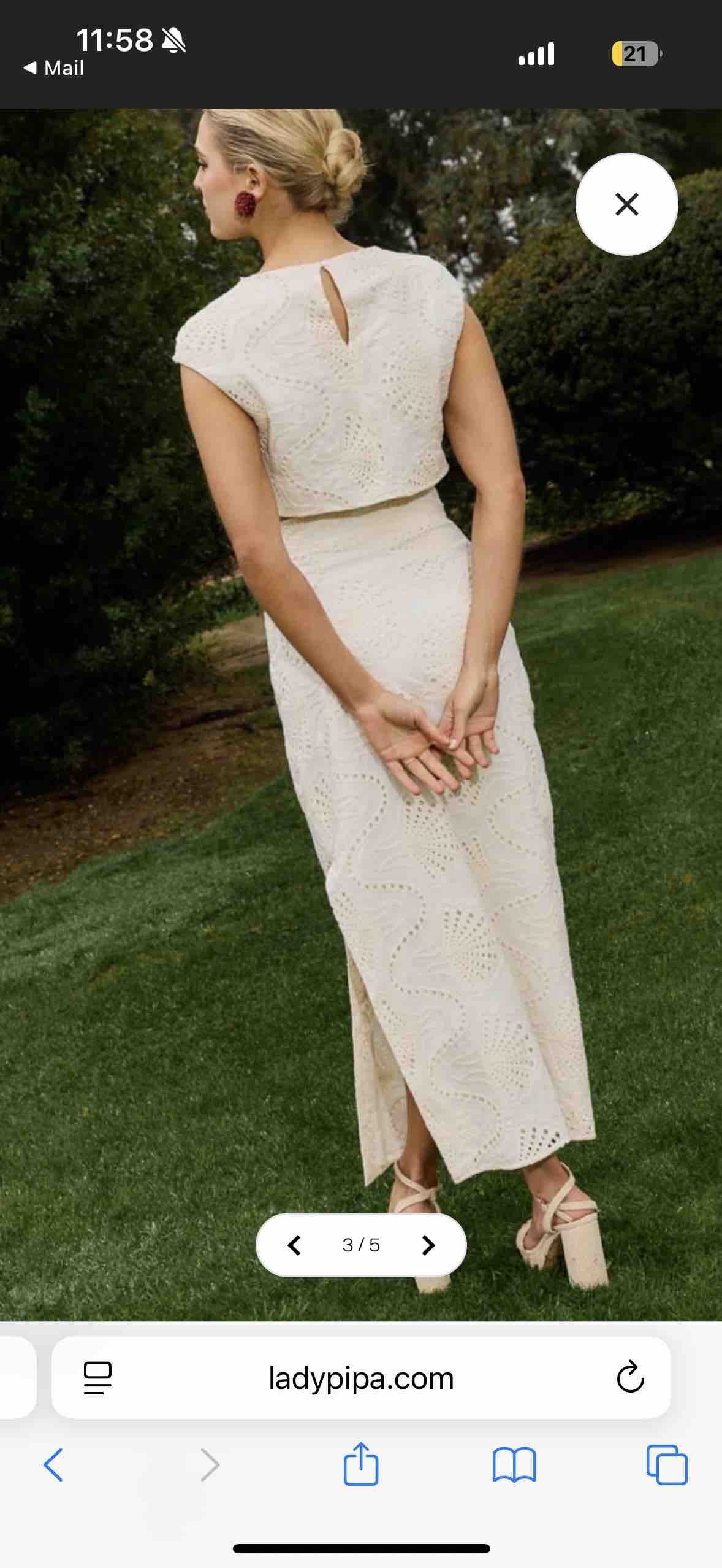 Conjunto blanco Lady Pipa — foto 2 de 4