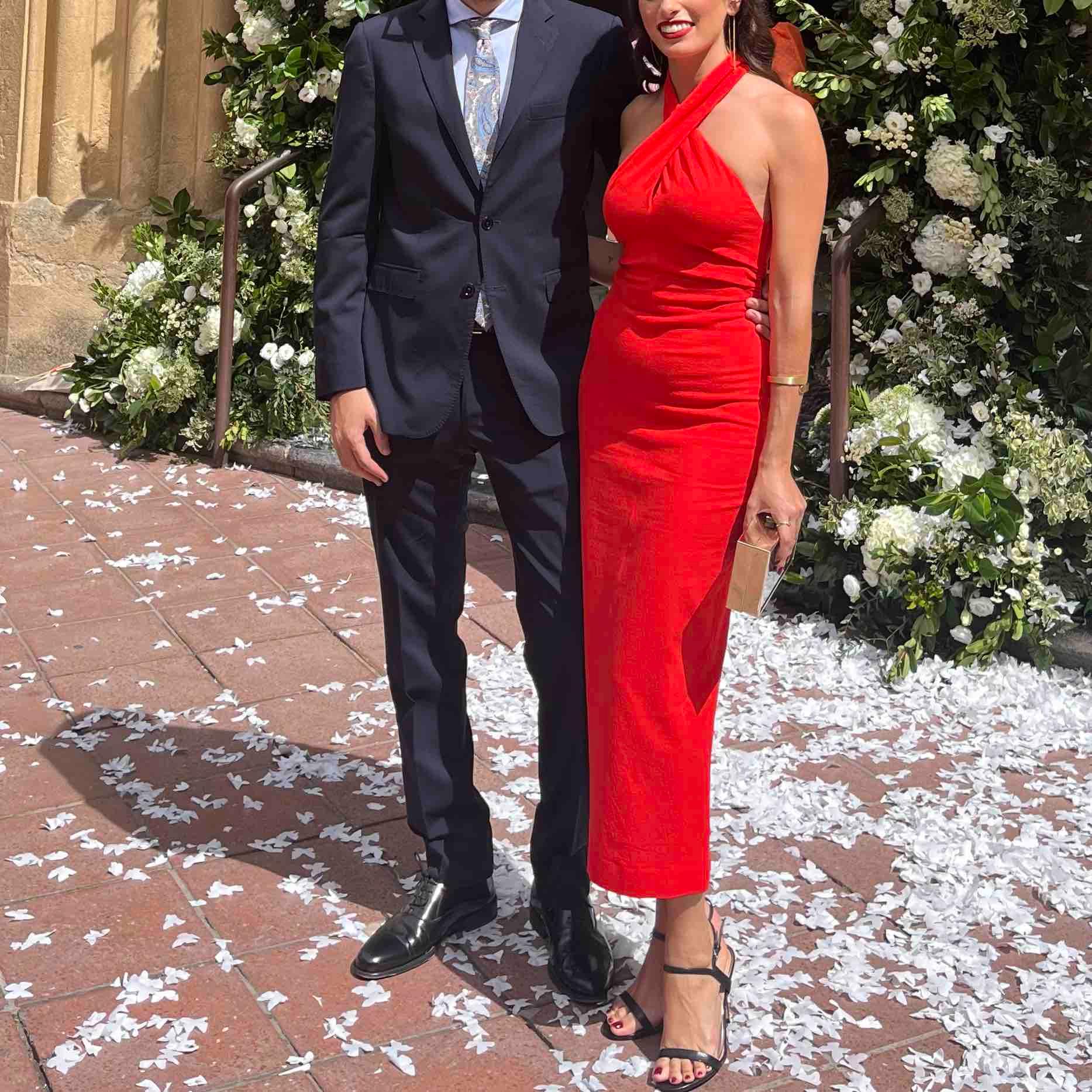 Vestido Rojo Massimo Dutti — foto 1 de 2