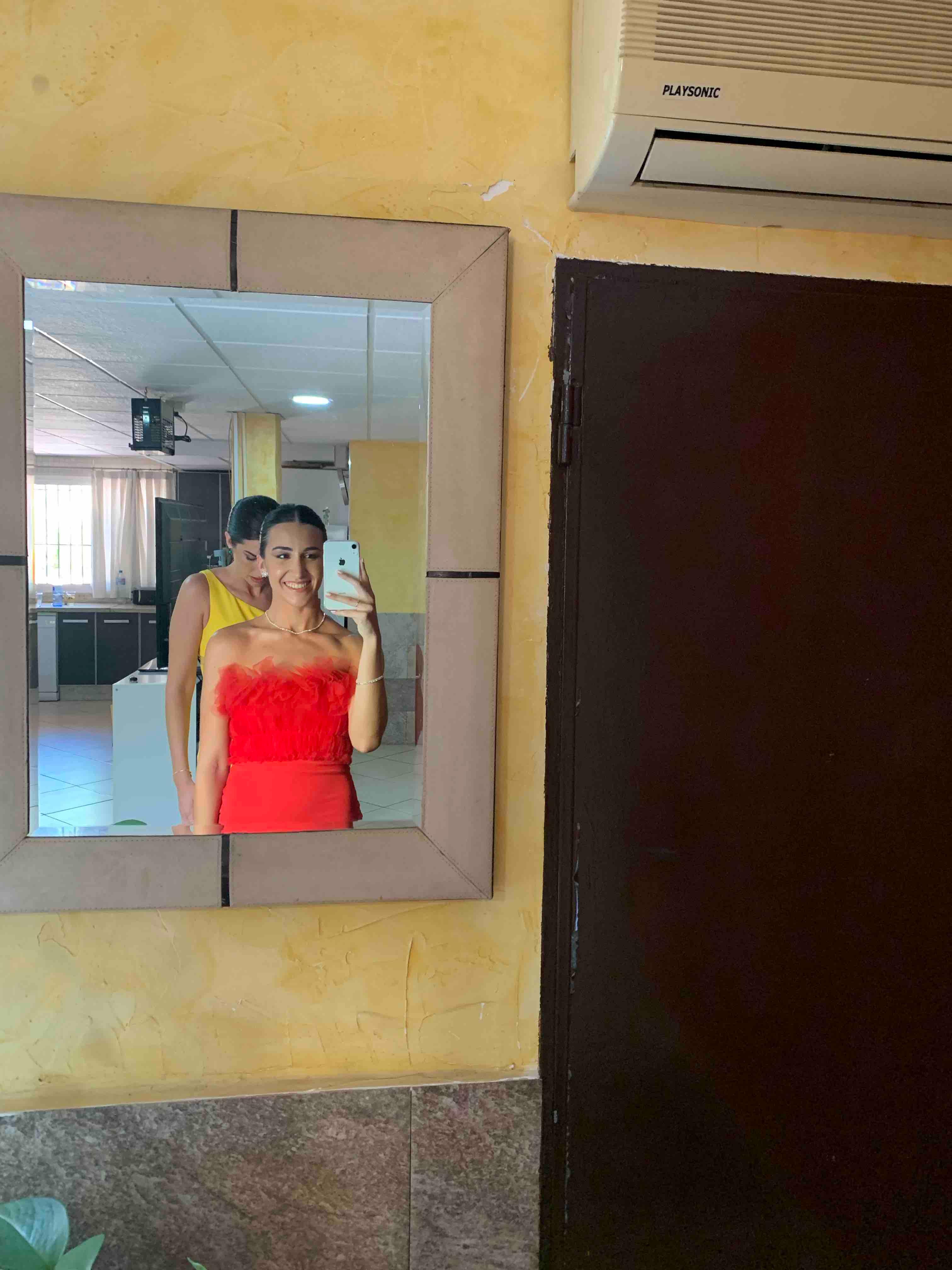 Vestido invitada rojo REDONDO BRAND — foto 3 de 4