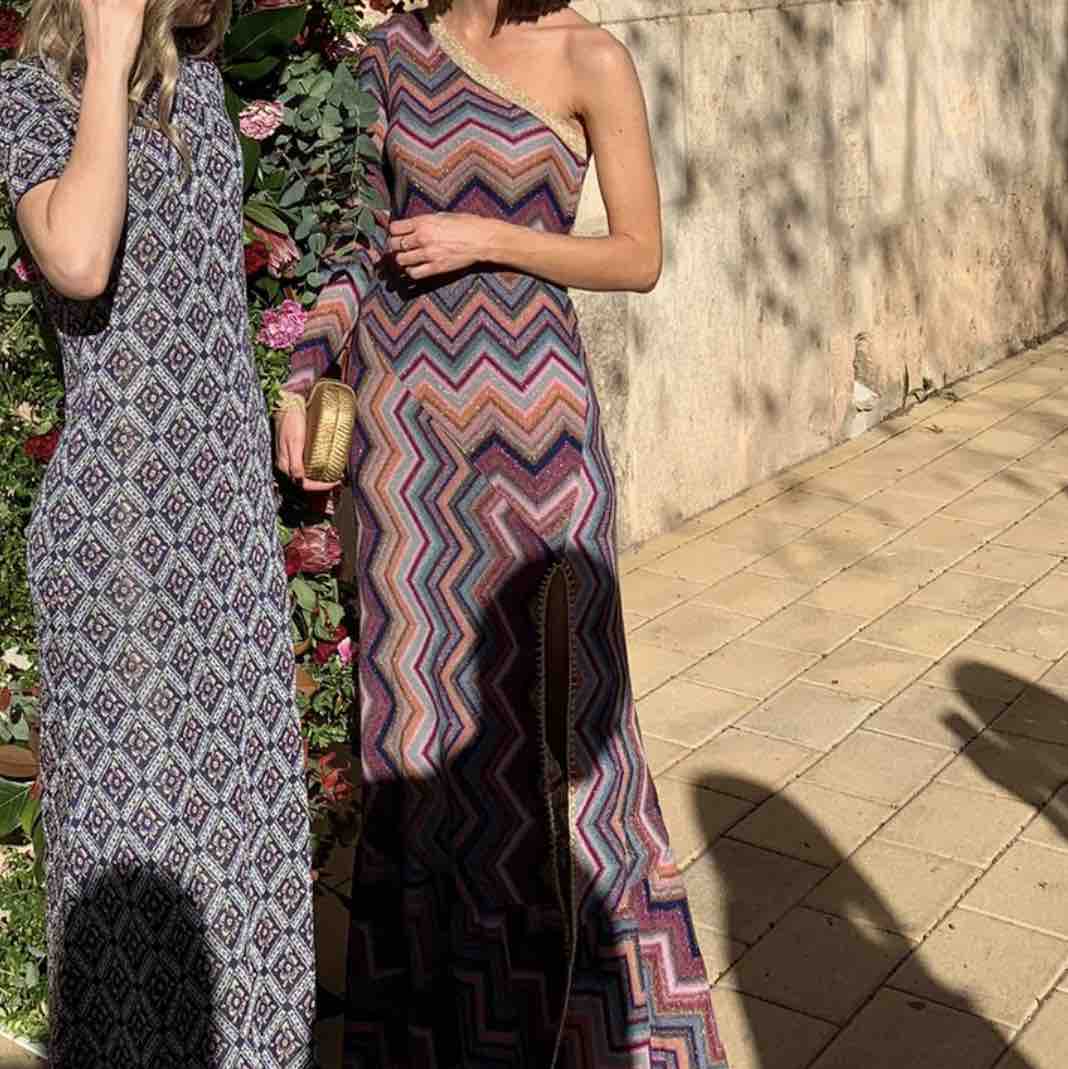 Vestido asimétrico ZigZag Michonet
