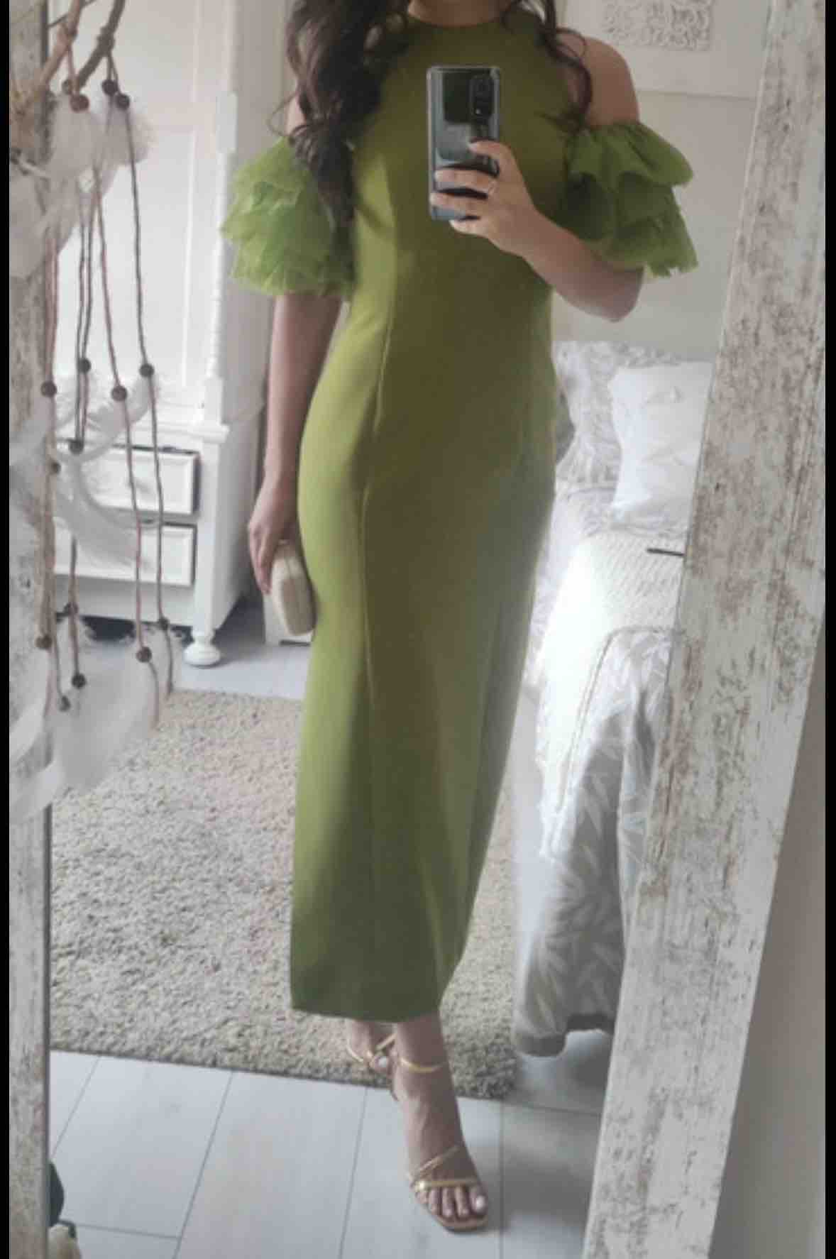 Vestido Vera Redondo Brand verde talla S — foto 1 de 6