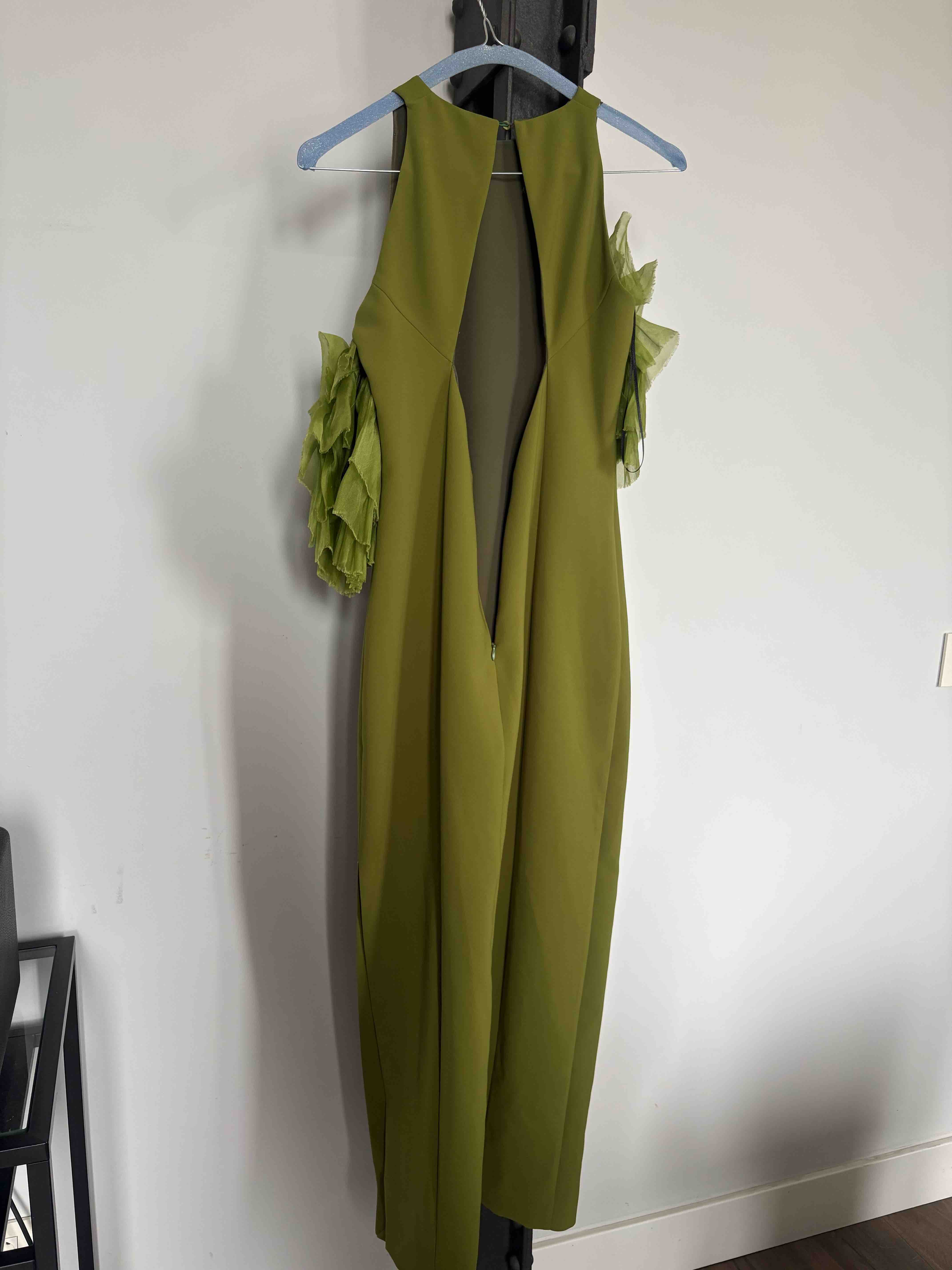 Vestido Vera Redondo Brand verde talla S — foto 3 de 6
