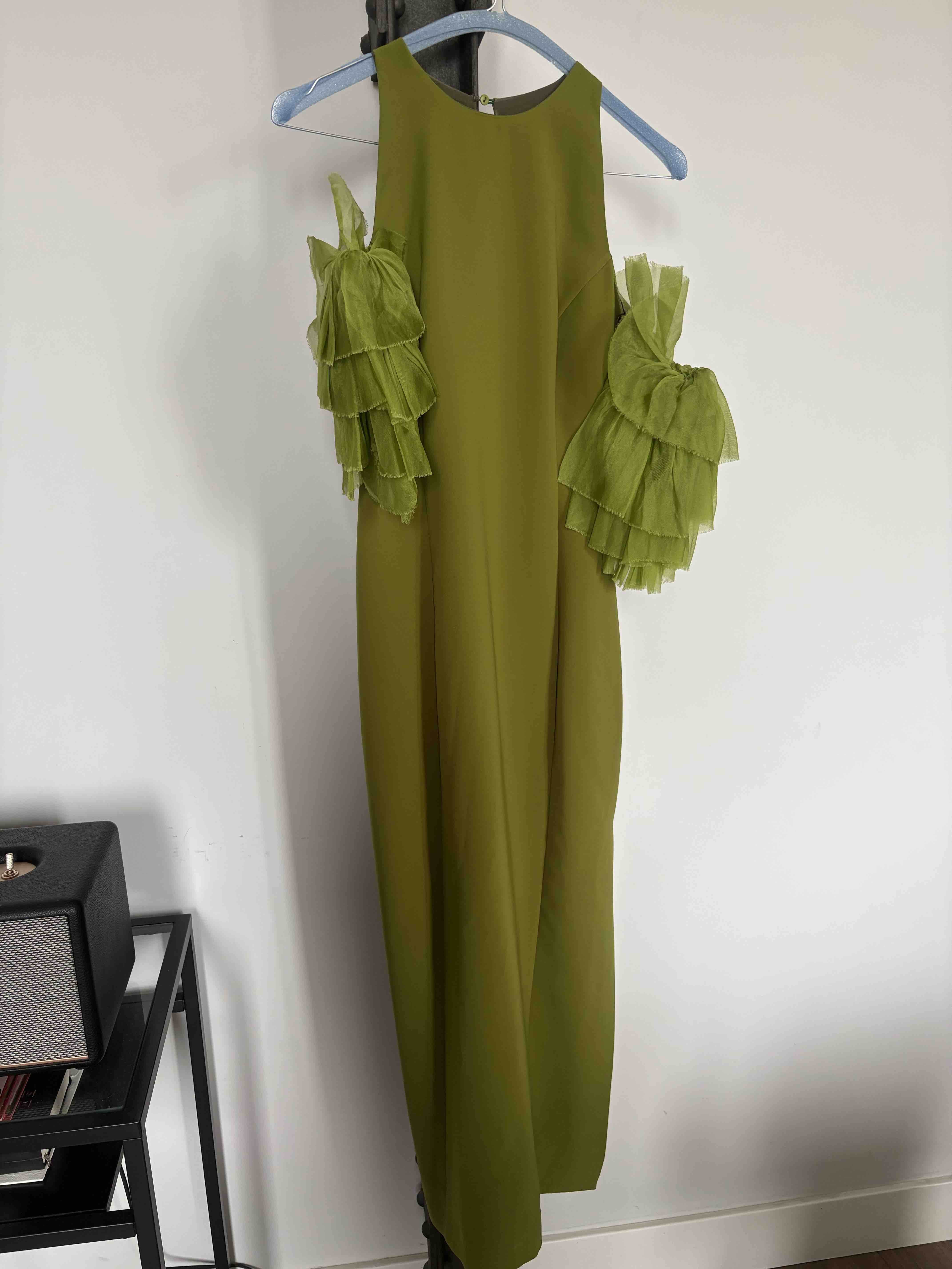 Vestido Vera Redondo Brand verde talla S — foto 5 de 6