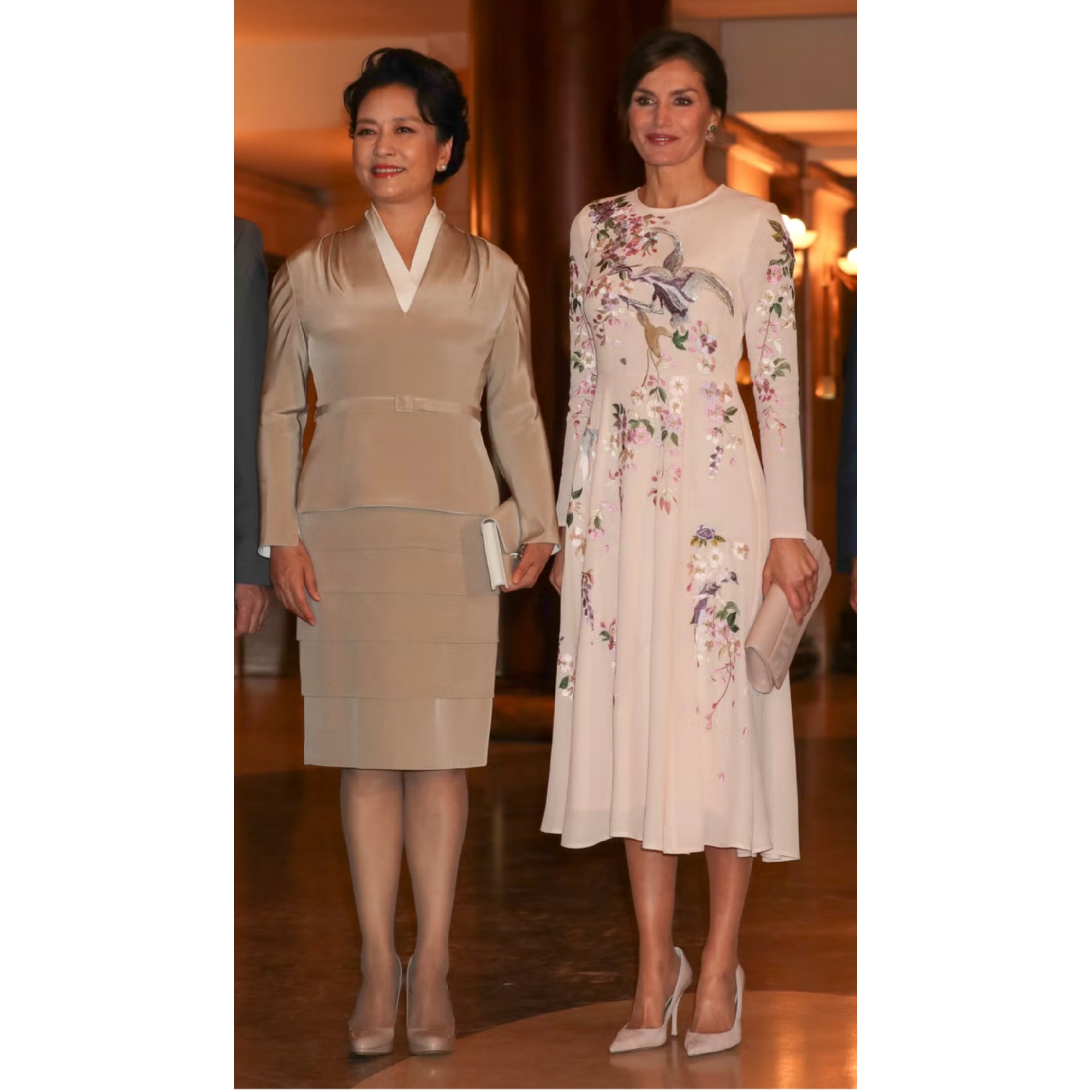 vestido floral que llevo la reina Letizia Asos — foto 4 de 6