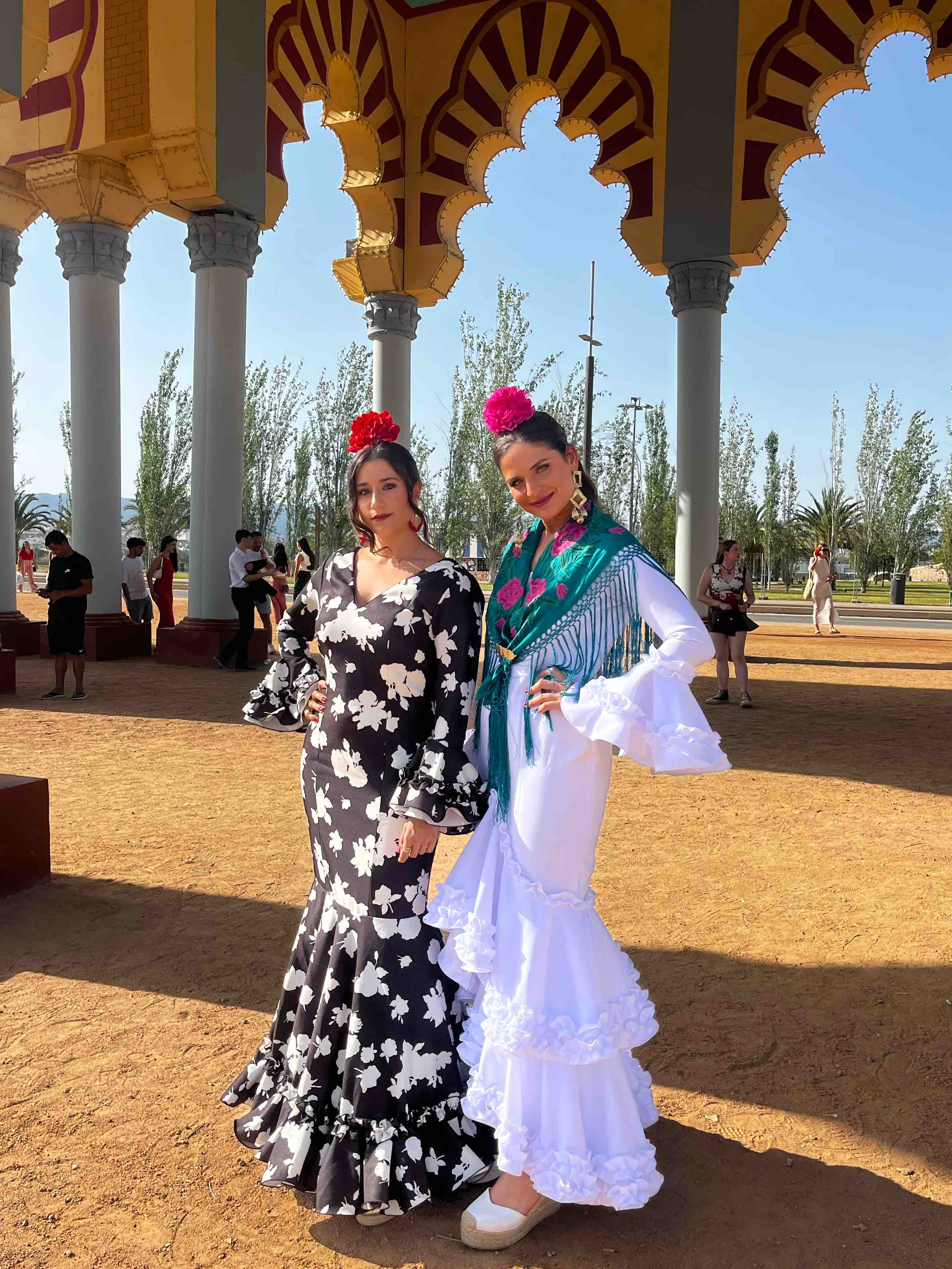 Vestido flamenca blanco Sibilina personalizado Sibilina Flamenca — foto 4 de 5