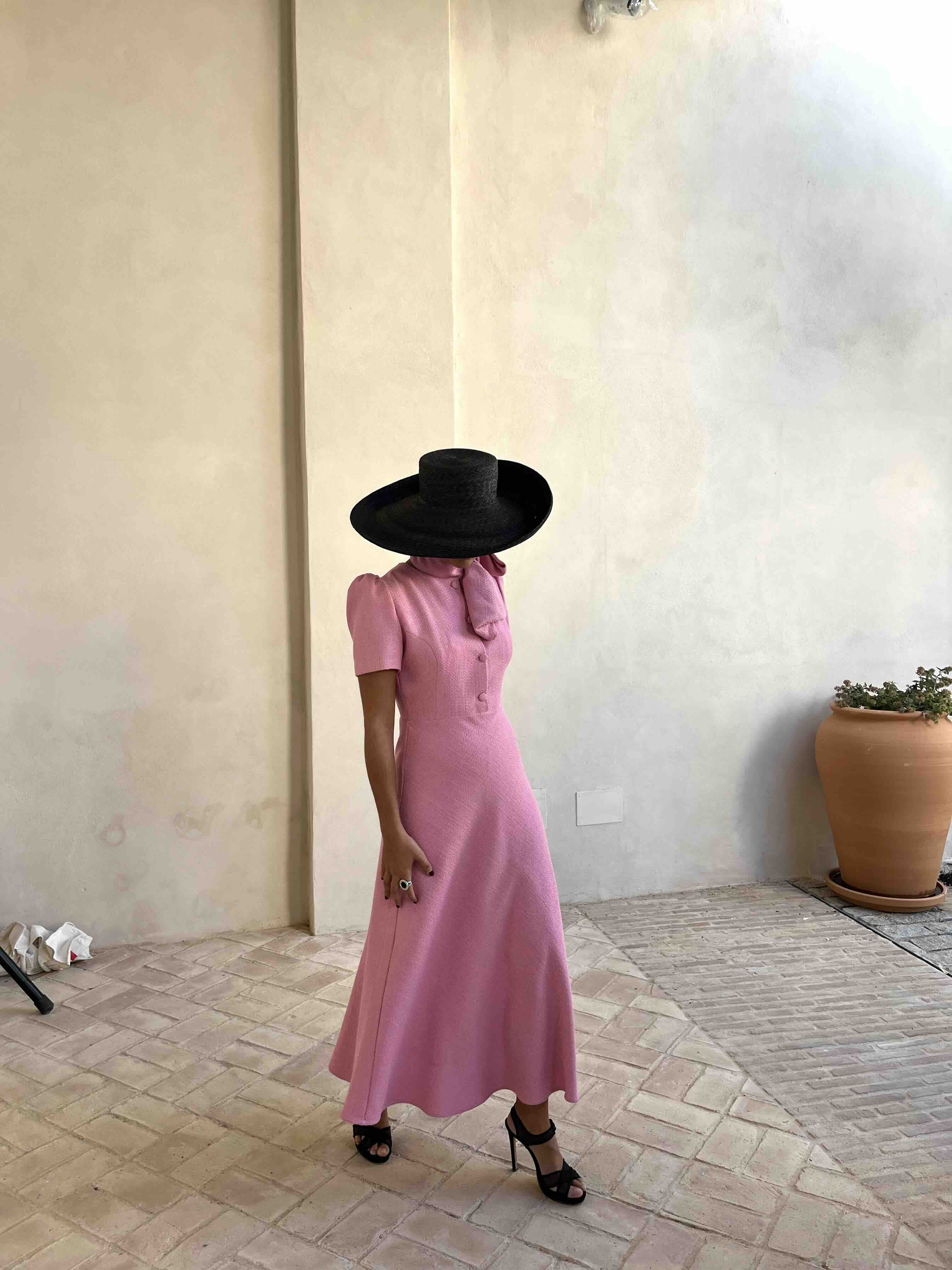 Vestido rosa elegante Coosy — foto 4 de 4
