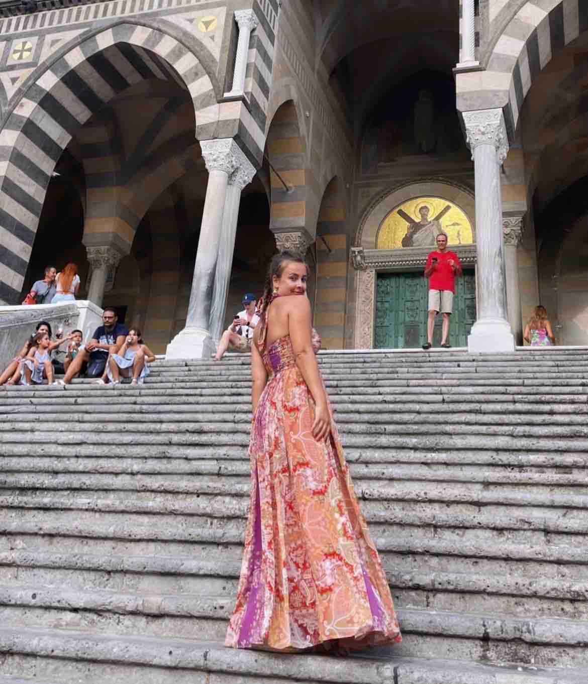 Vestido de gasa MANGO