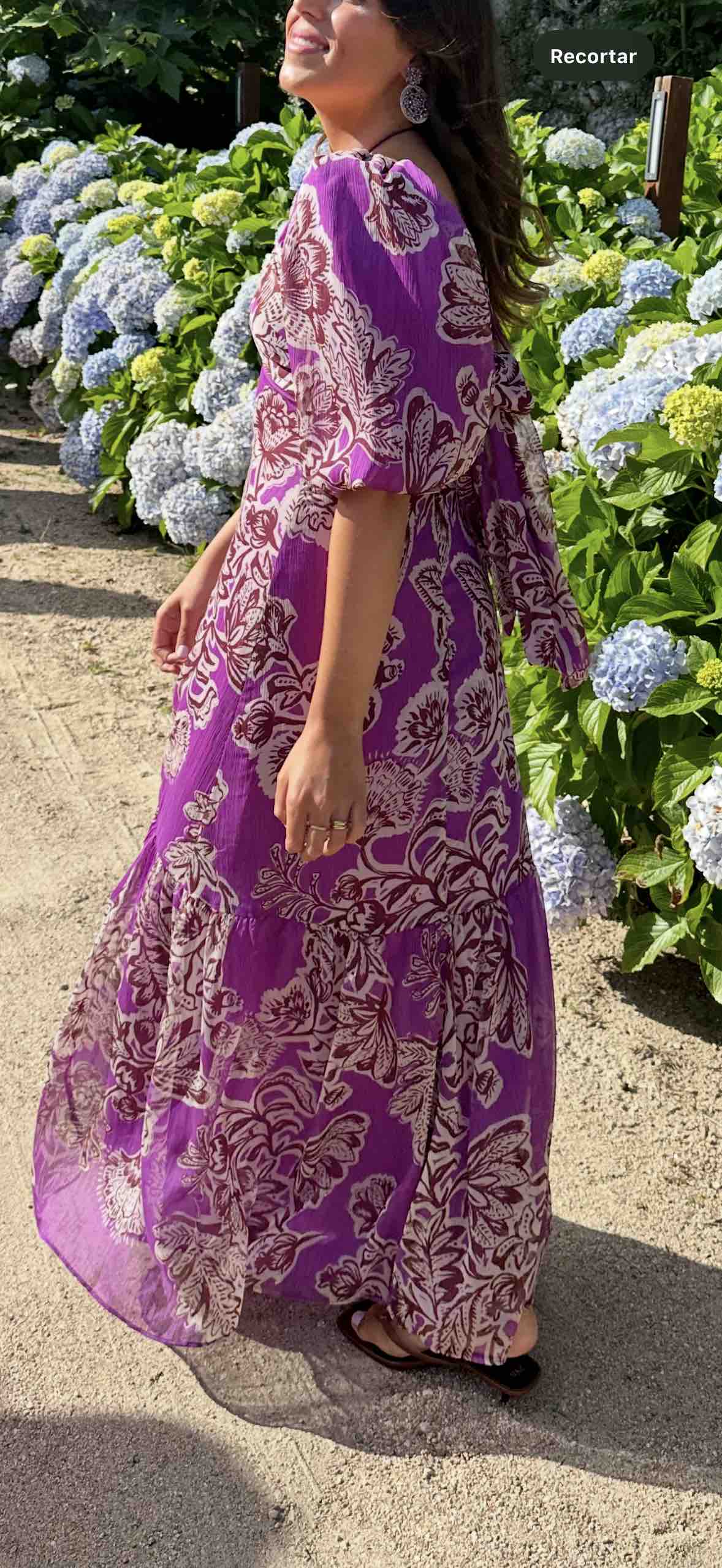 Vestido invitada buganvilla Tintoretto — foto 1 de 5