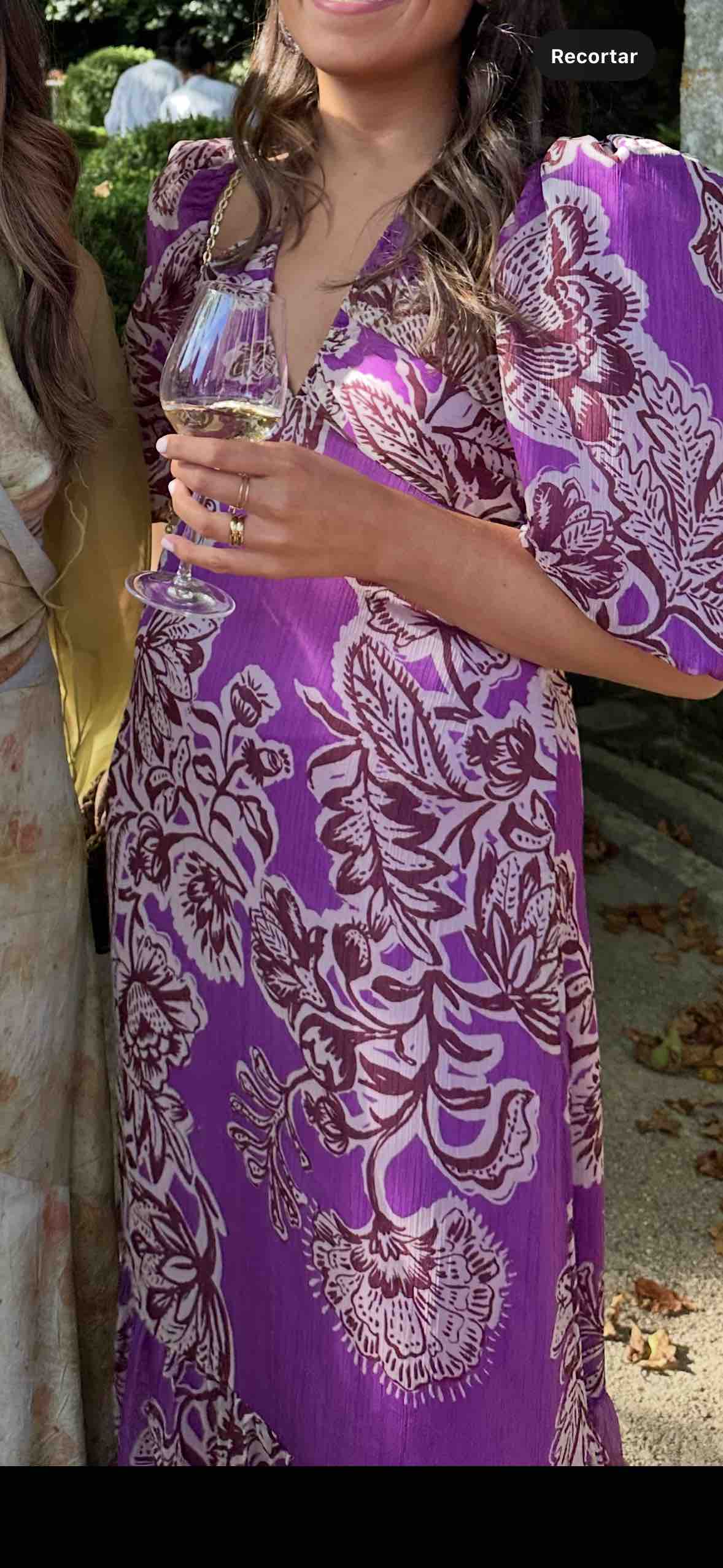 Vestido invitada buganvilla Tintoretto — foto 3 de 5
