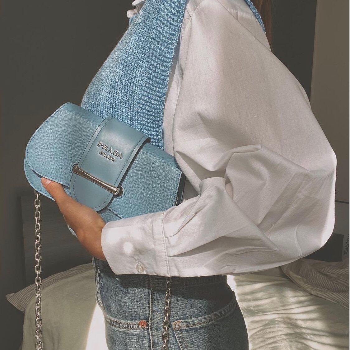 Bolso azul prada — foto 4 de 4