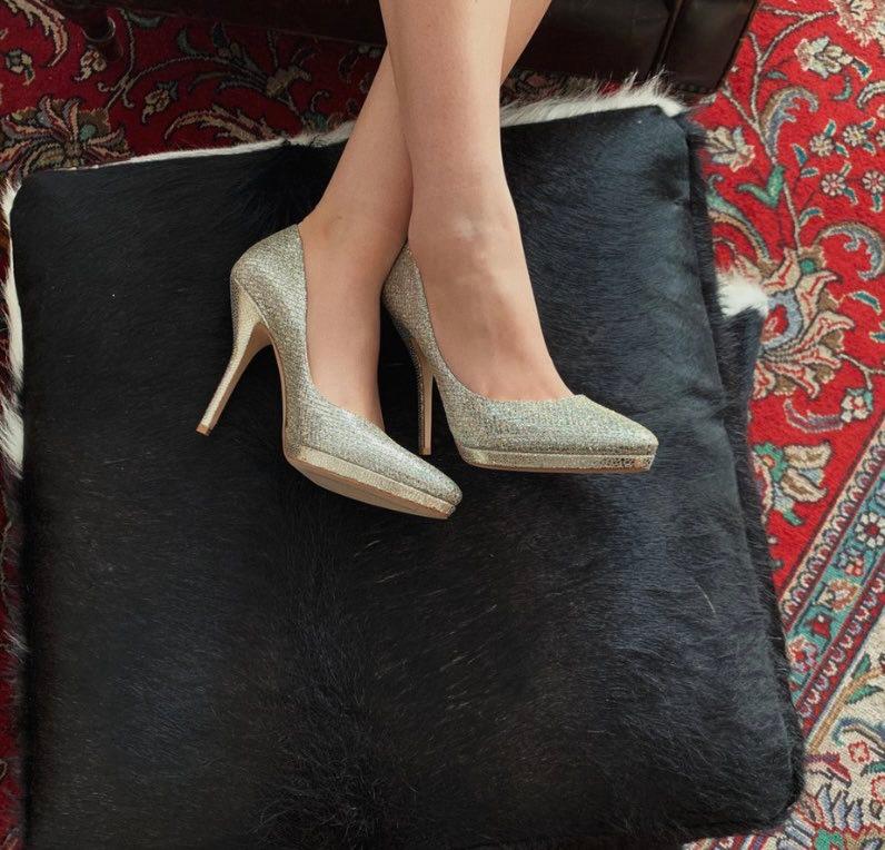 tavones plateados Jimmy Choo — foto 1 de 5