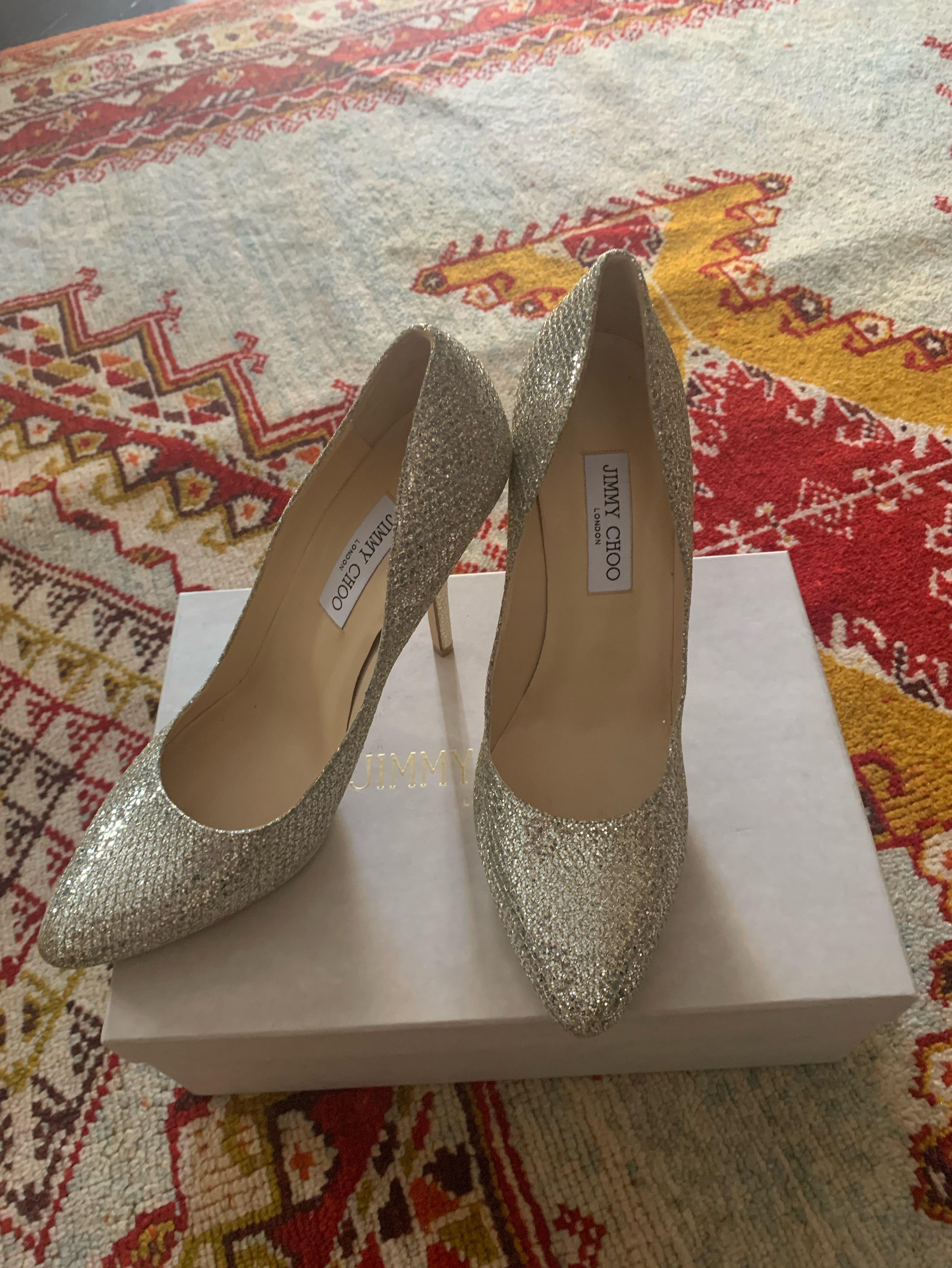 tavones plateados Jimmy Choo — foto 2 de 5