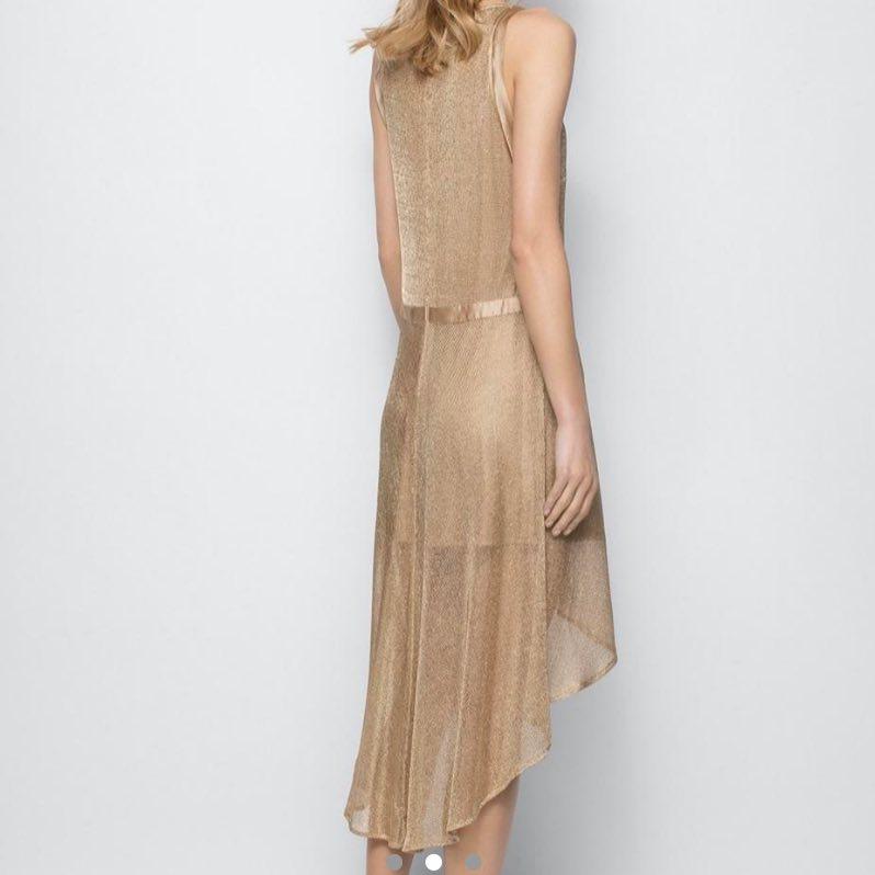 vestido dorado Zadig & Voltaire — foto 2 de 4