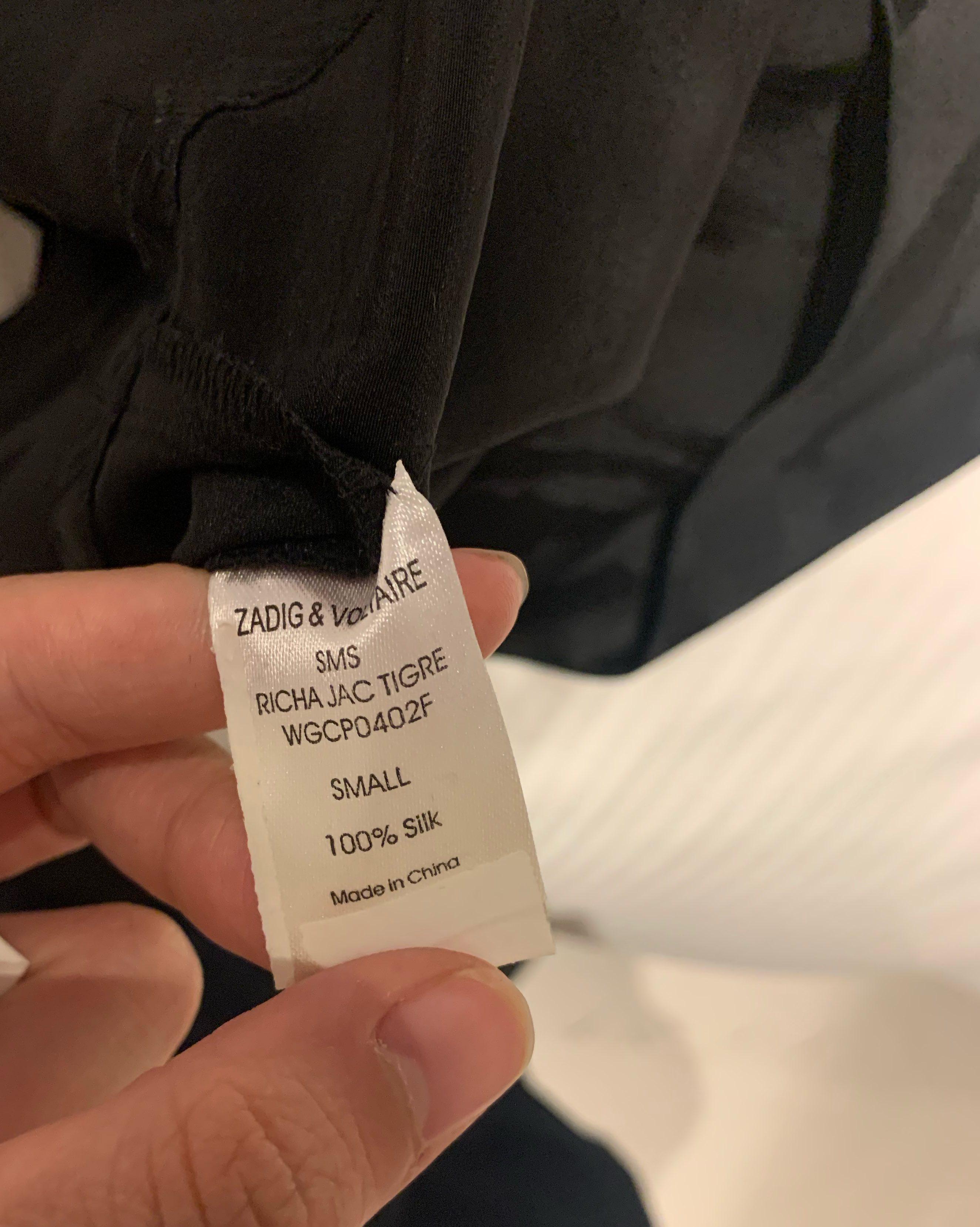 vestido de seda Zadig & Voltaire — foto 5 de 5