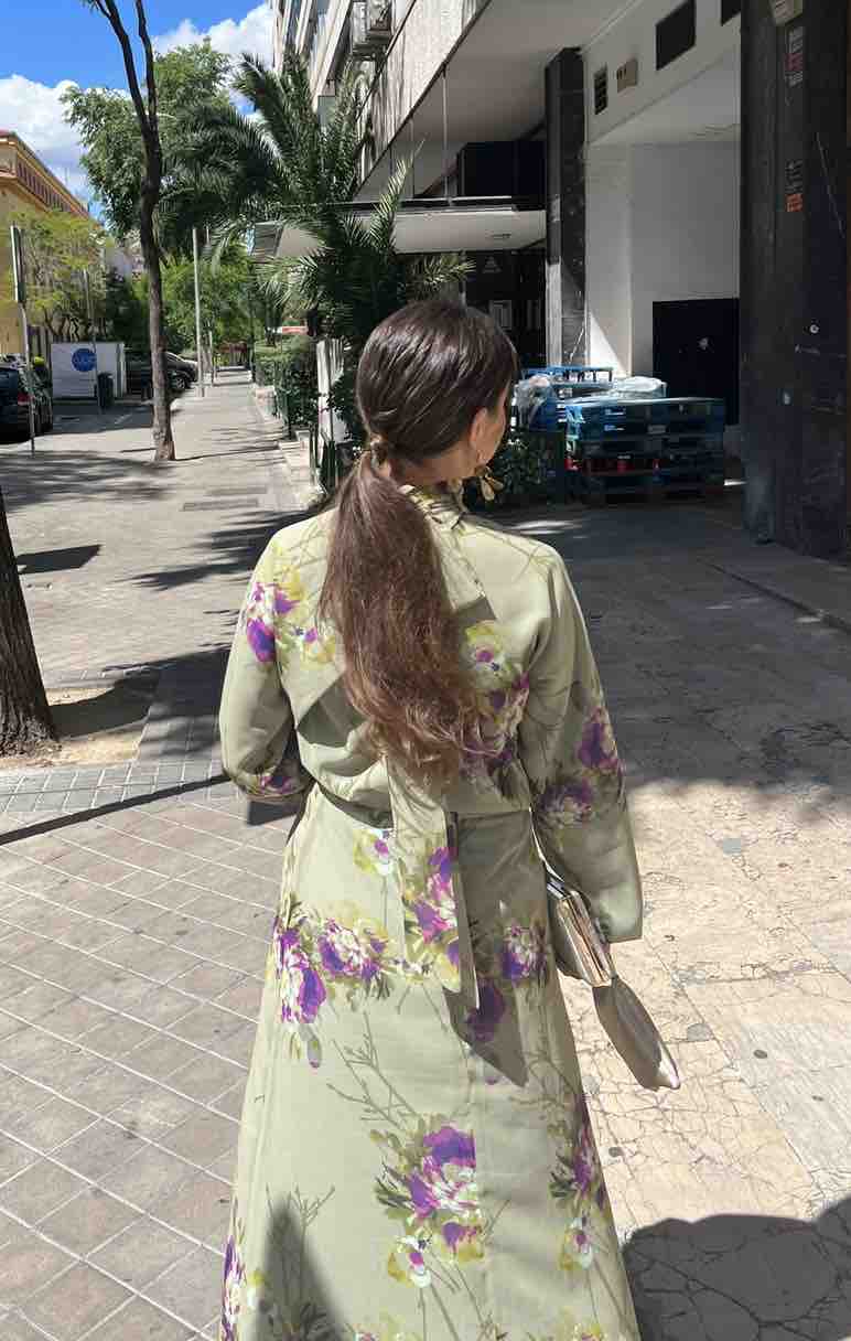 Conjunto verde floral Mannit — foto 2 de 4