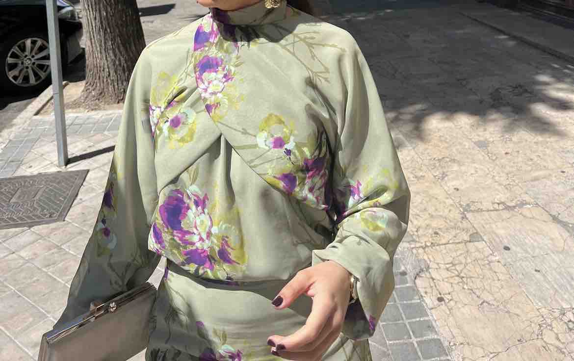Conjunto verde floral Mannit — foto 4 de 4