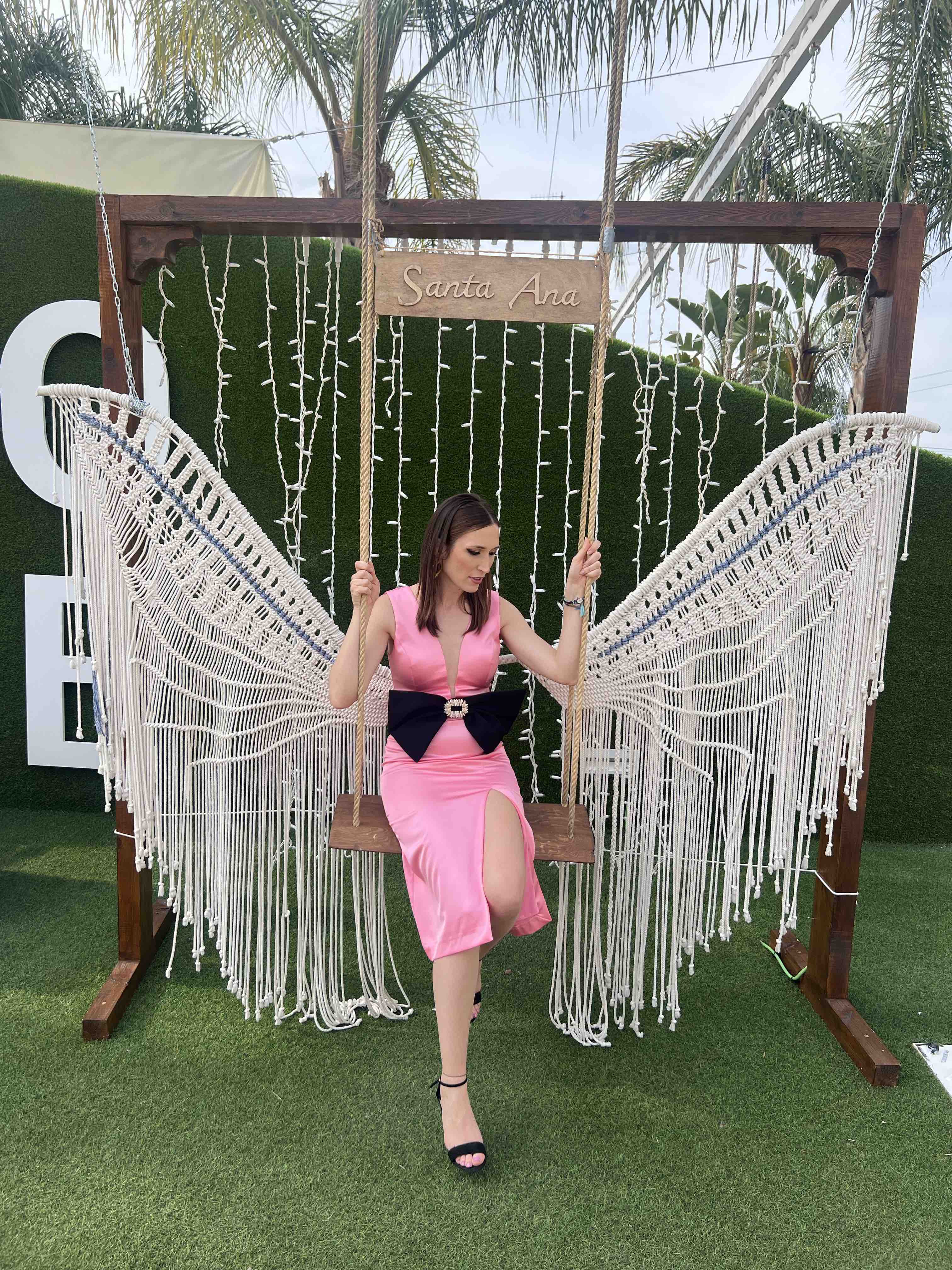Vestido con lazo SILVIA NAVARRO — foto 1 de 2