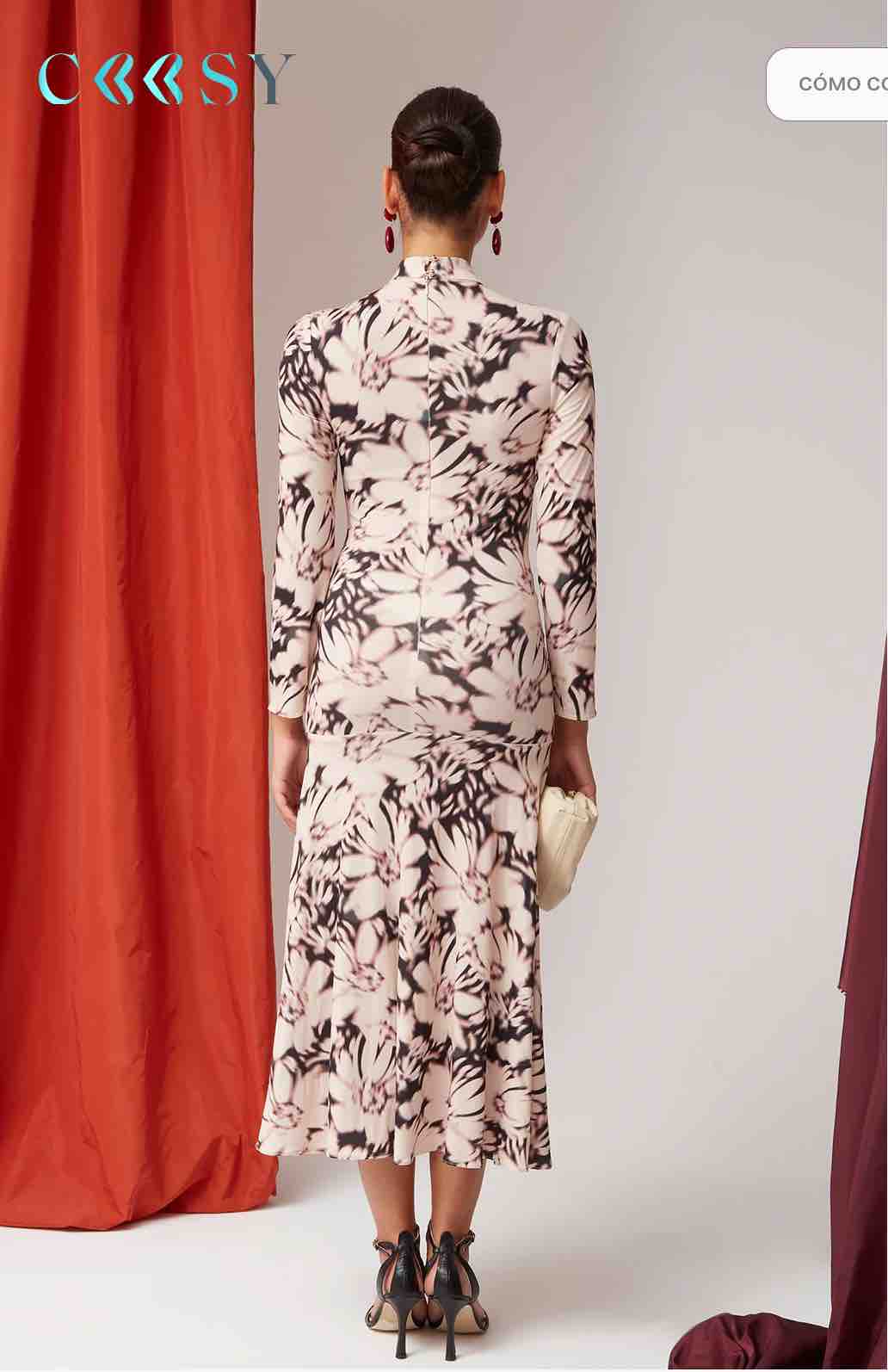 Vestido Sora crudo Coosy — foto 2 de 4