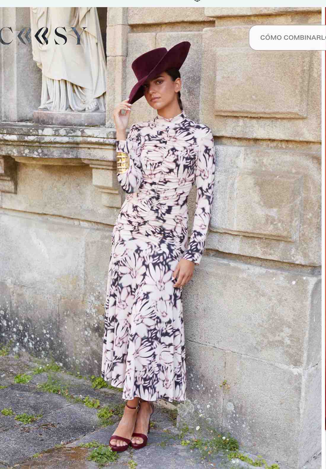Vestido Sora crudo Coosy — foto 3 de 4