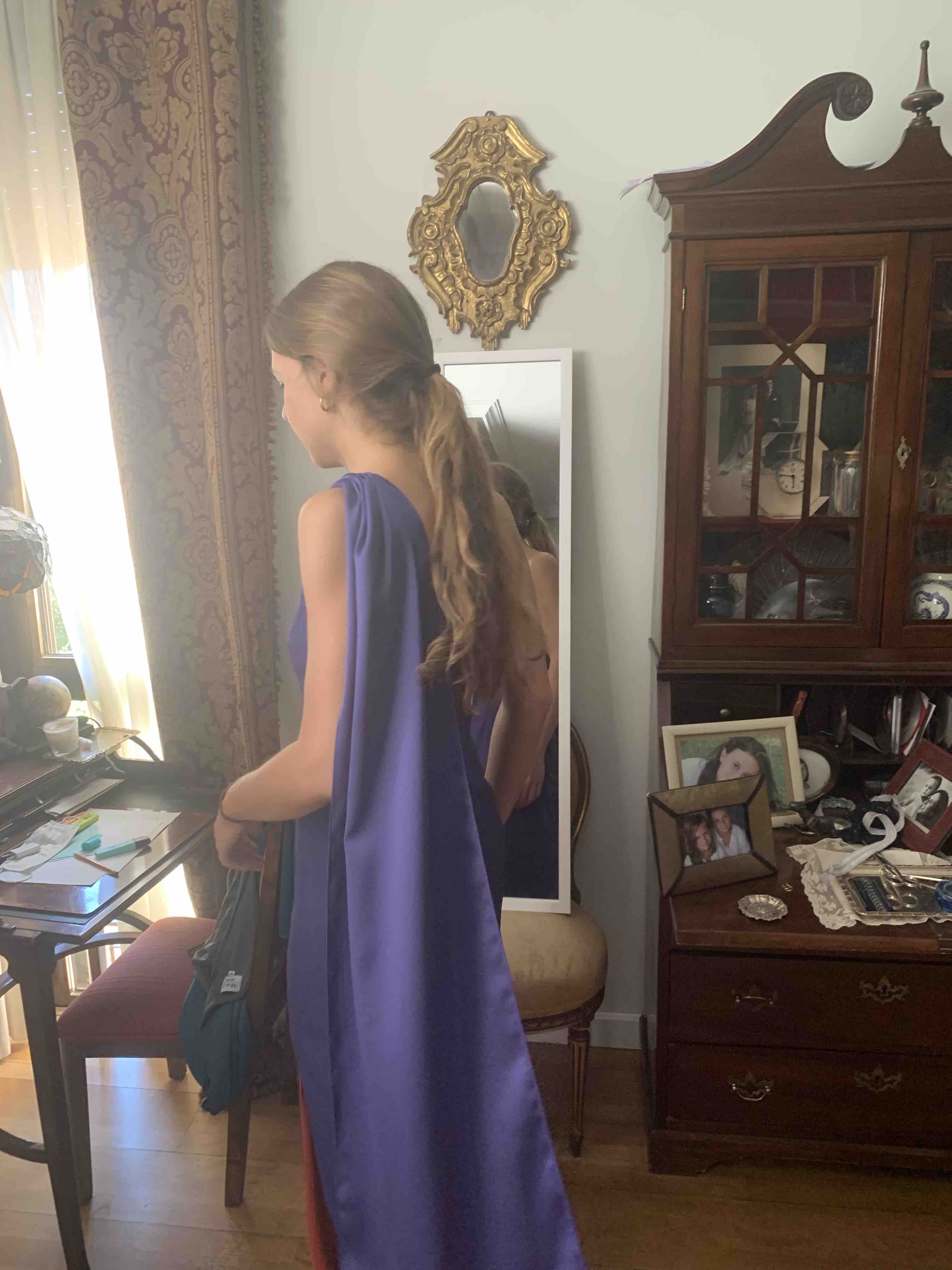 Vestido morado largo mdej.fiesta — foto 3 de 4
